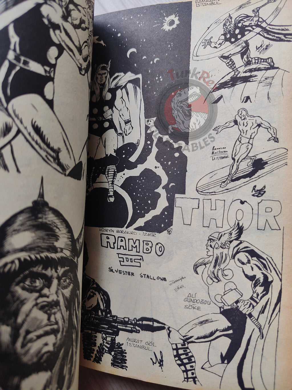 Thor #6 1986 Turkish Comic Turkey The Mighty Thor #201–204 cover #203