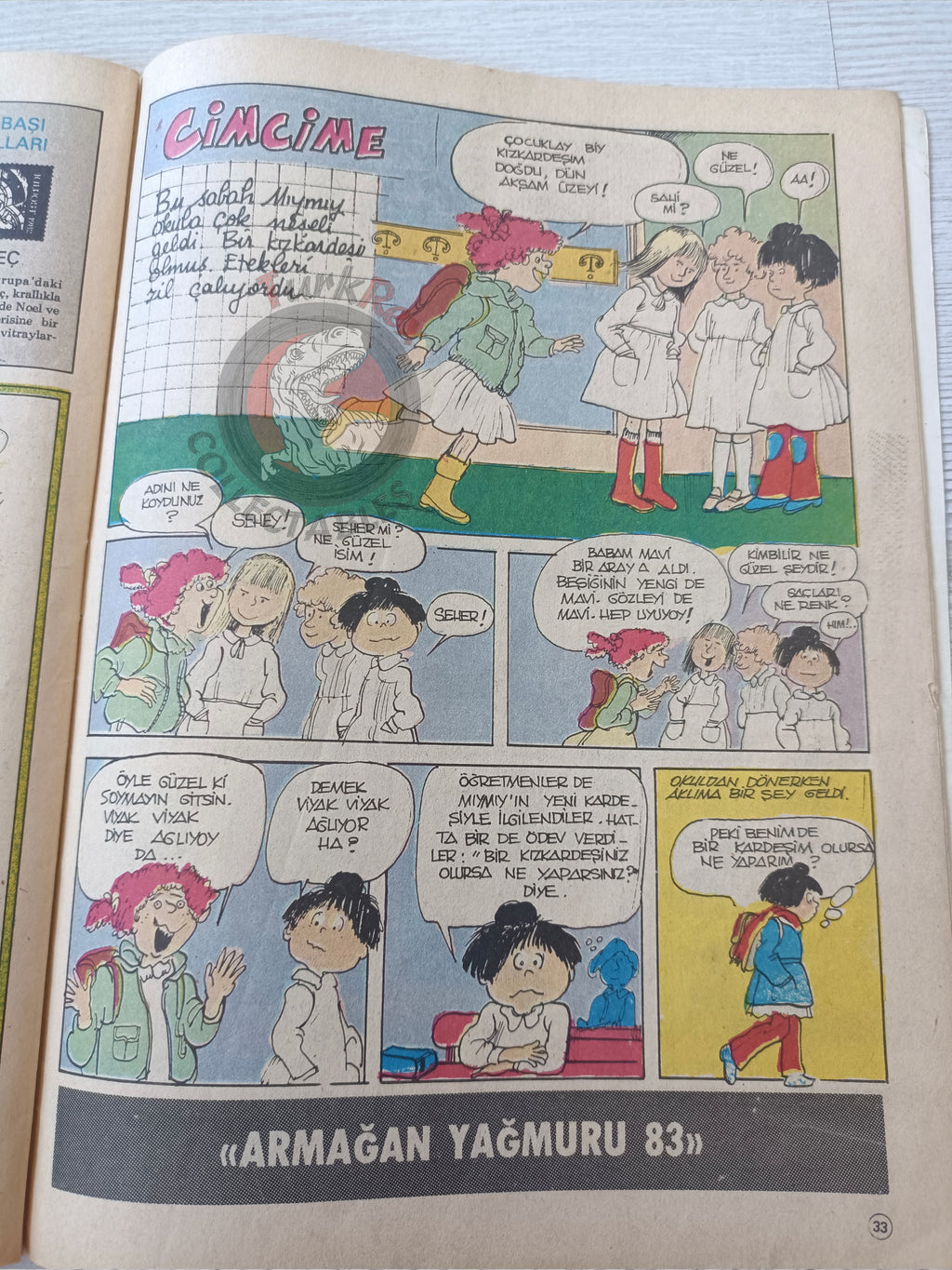 Tintin and the Mystery of the Golden Fleece 1983 Complete in Istanbul Turkish Edition Comic Turkey