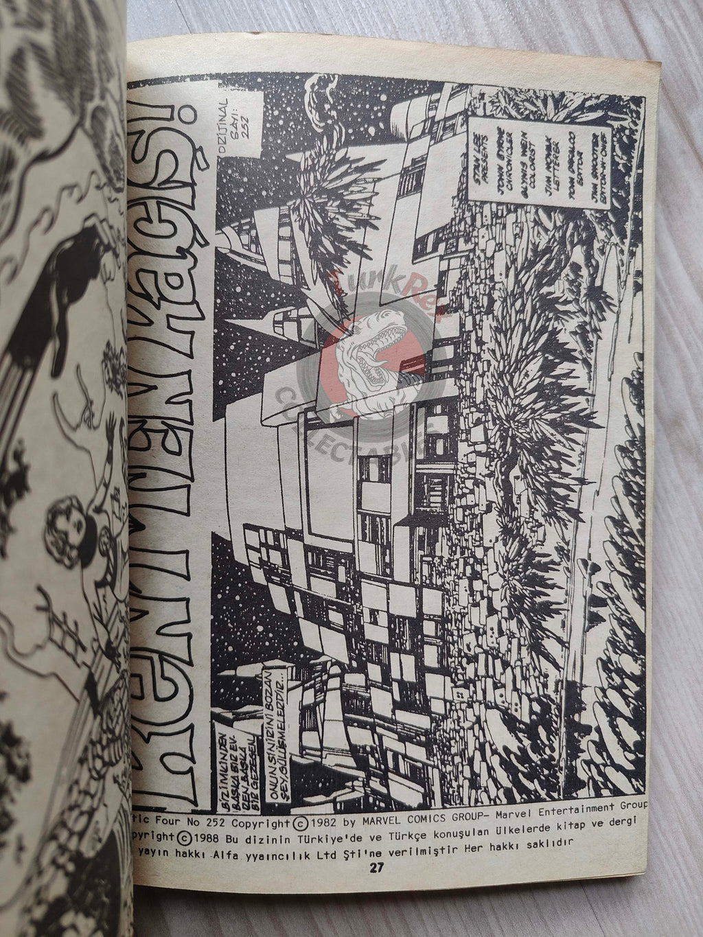 Fantastic Four Special Issue 1989 Turkish Comic Turkey #245 - #258
