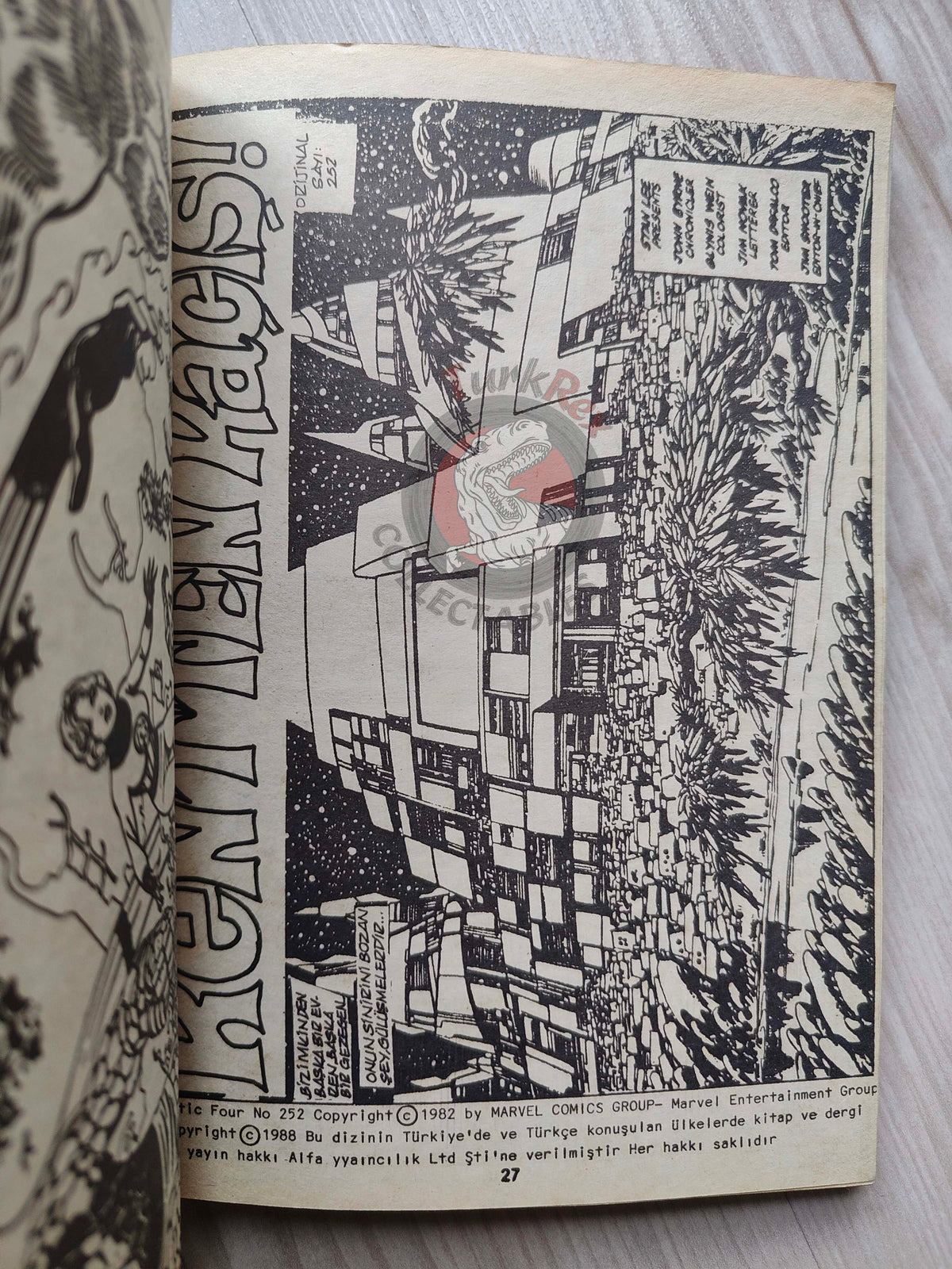 Fantastic Four Special Issue 1989 Turkish Comic Turkey #245 - #258