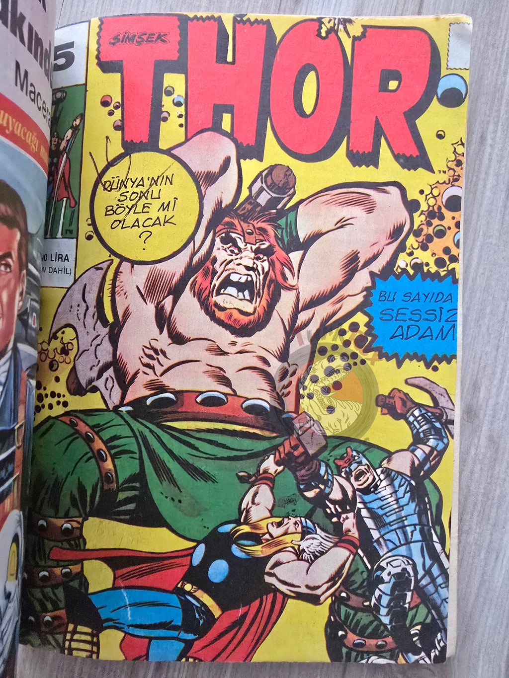 Thor Vol #1 1987 Turkish Comic Turkey The Mighty Thor #178–187 cover #183
