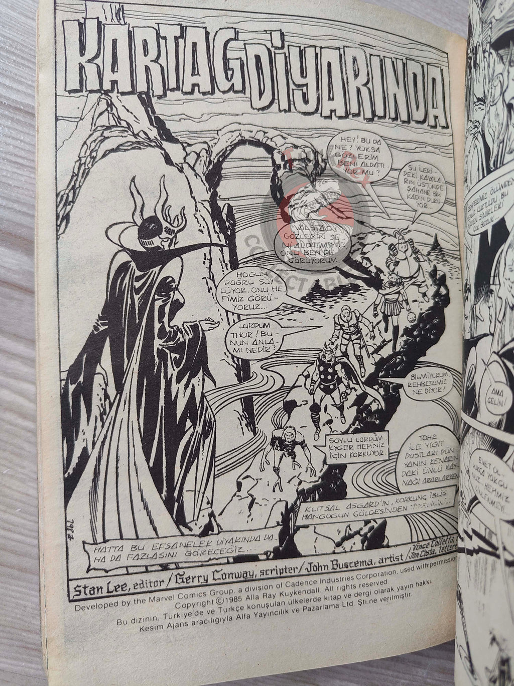 Thor #4 1985 Turkish Comic Turkey The Mighty Thor #193–196 Silver Surfer