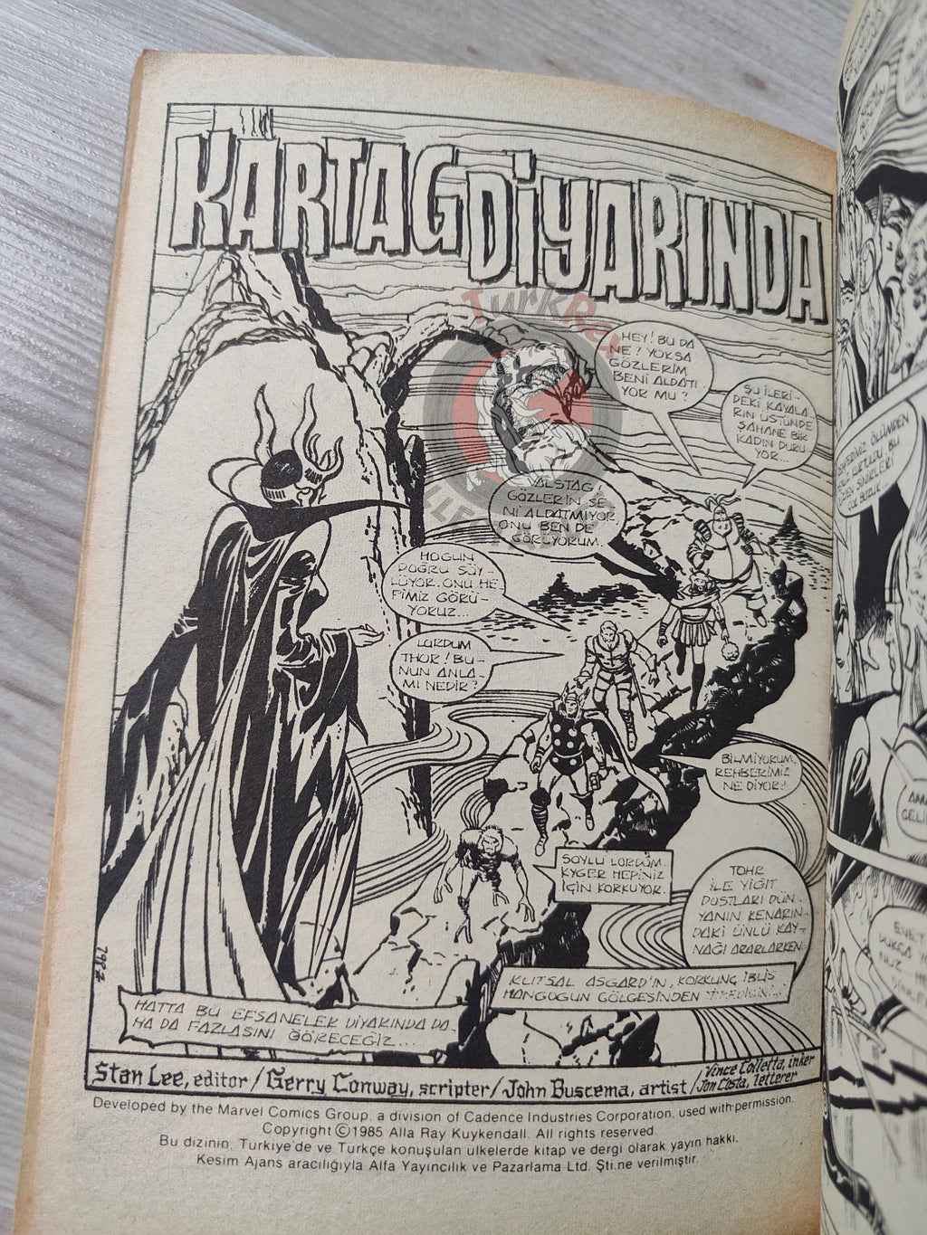 Thor #4 1985 Turkish Comic Turkey The Mighty Thor #193–196 Silver Surfer