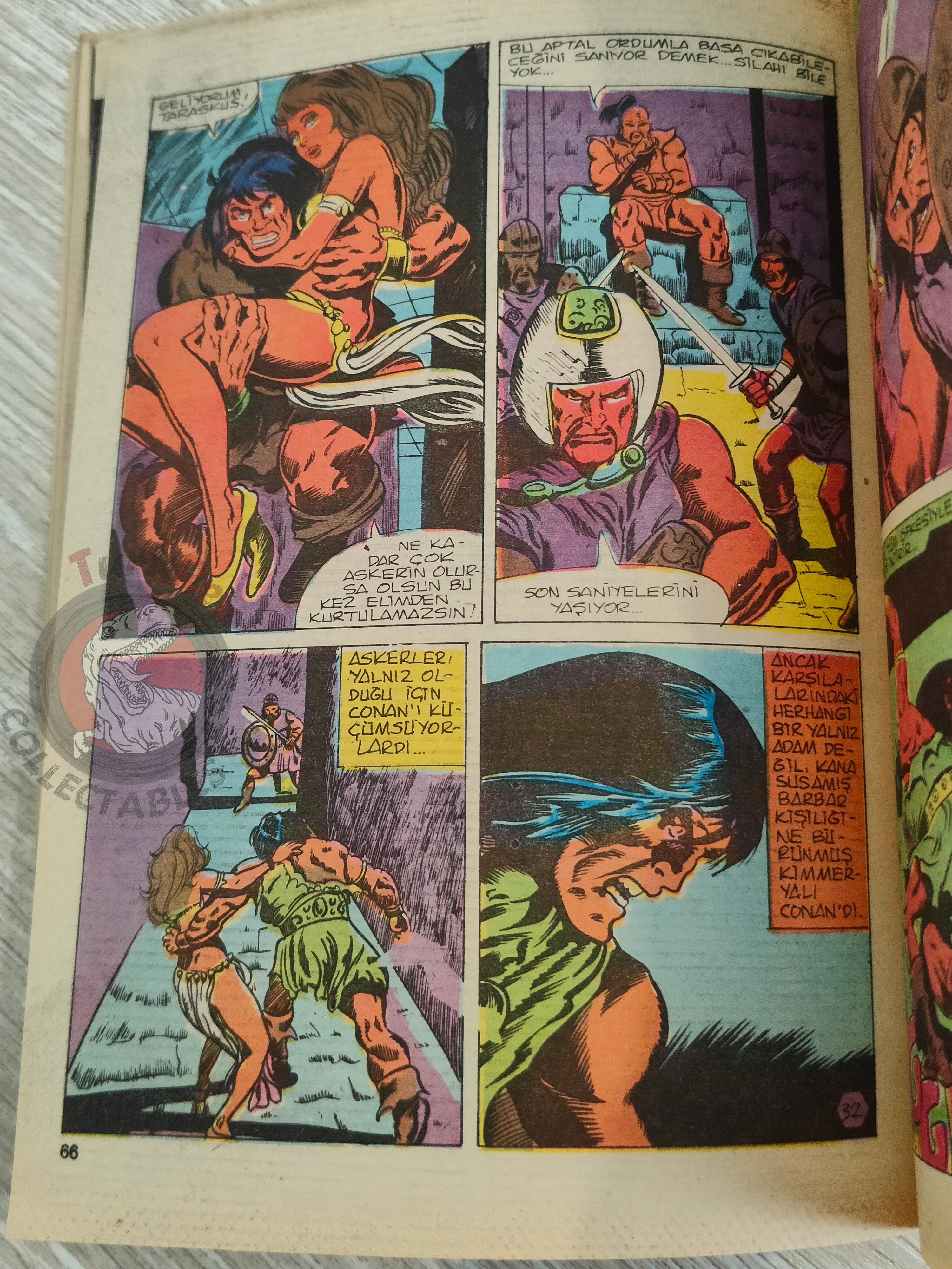 Conan Renkli #6 Turkish Comic Turkey The Savage Sword of #19 CTB #120 Movie