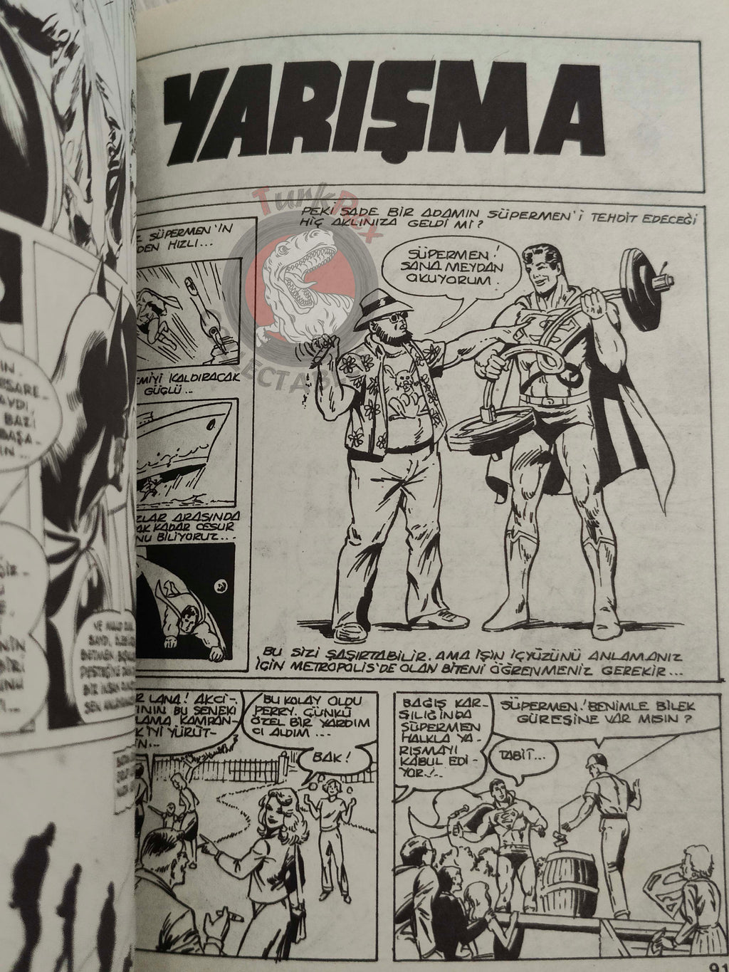 Superman Vol #24 1991 Turkish Comic Turkey #406 #407 Batman Detective Comics #410