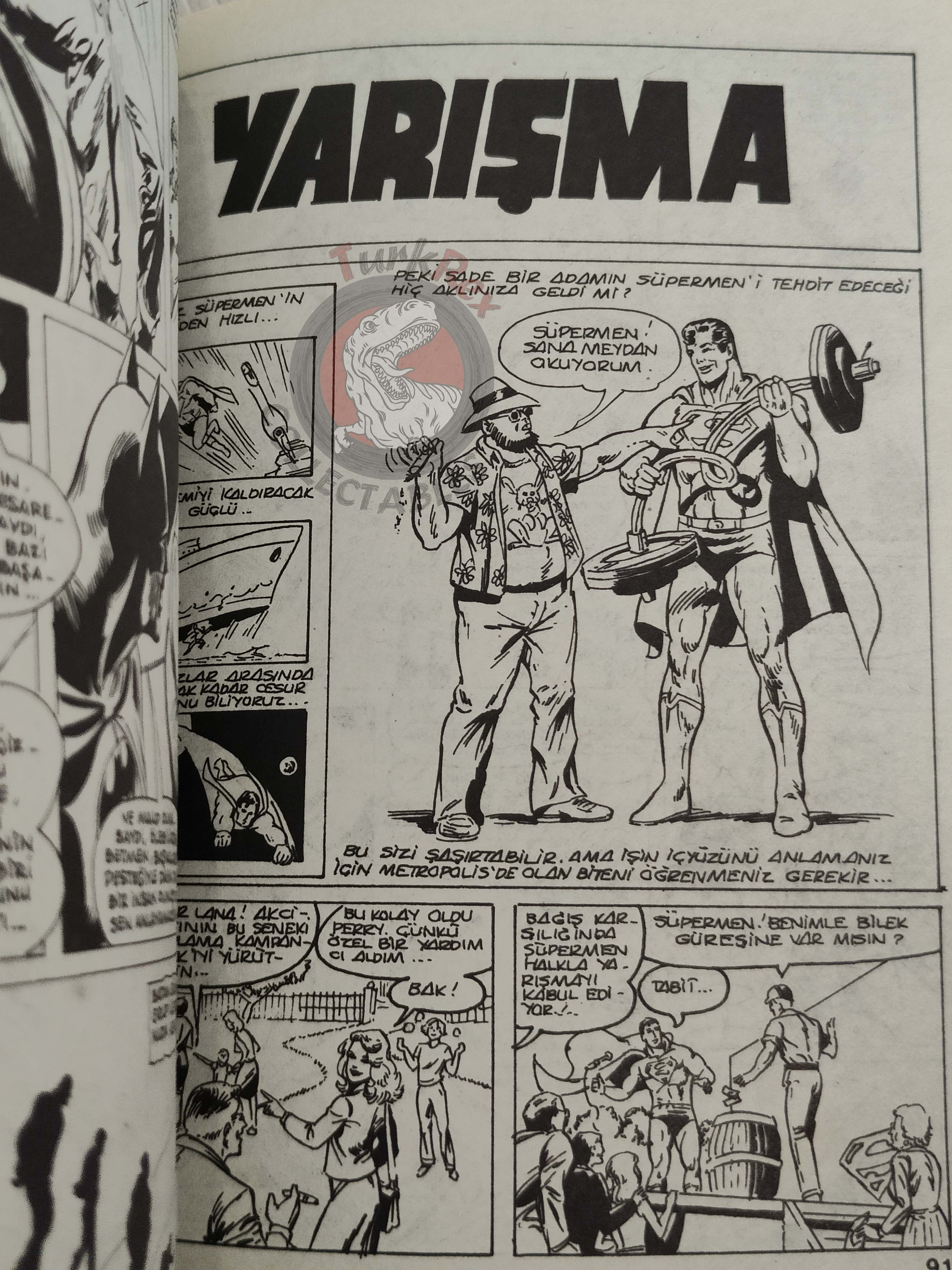 Superman Vol #24 1991 Turkish Comic Turkey #406 #407 Batman Detective Comics #410