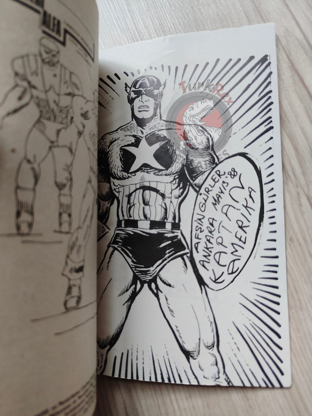 Captain America – Volume 7 1989 Turkish Comic Turkey Falcon