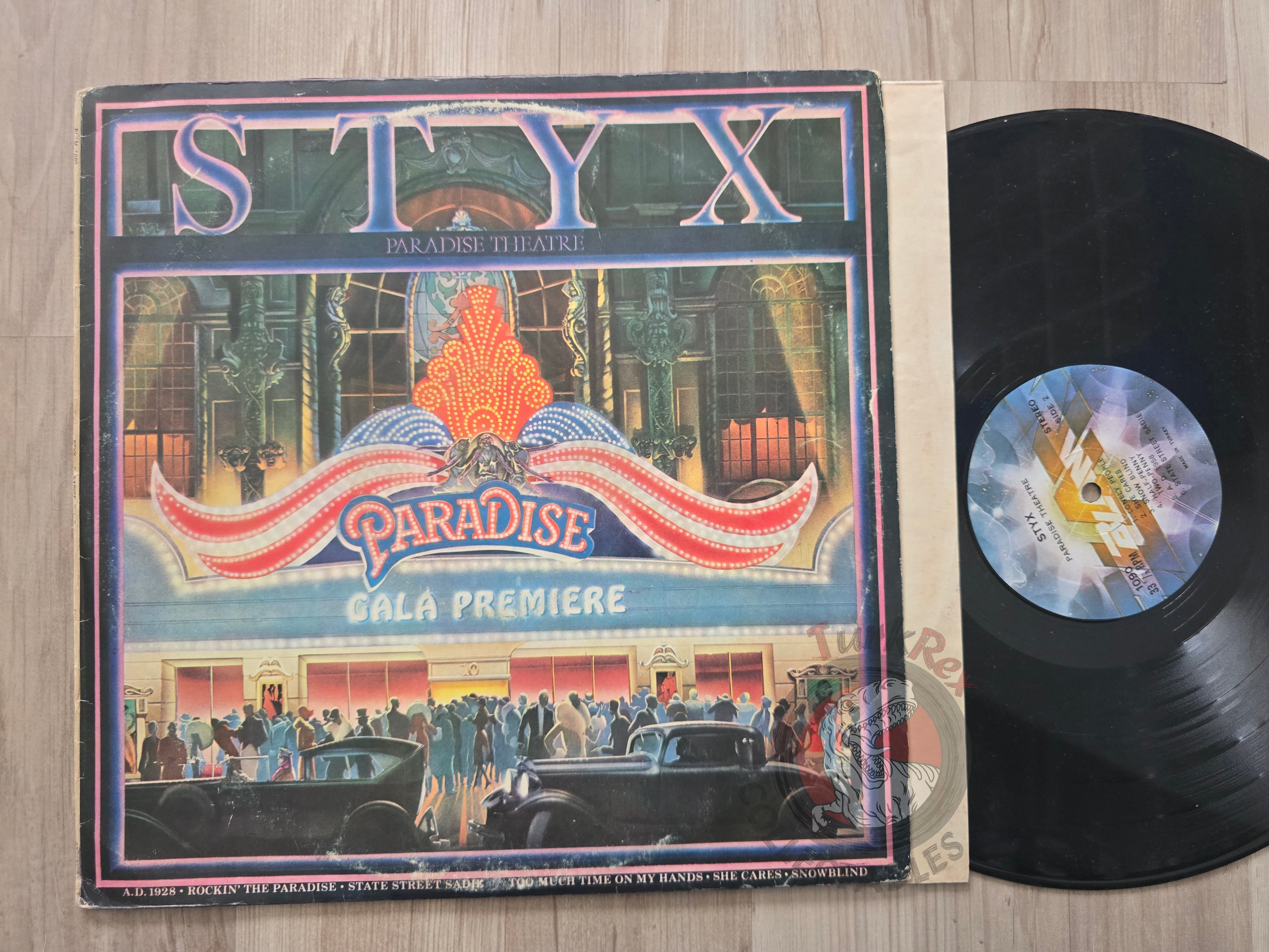 Styx – Paradise Theatre Turkish Pressing Vinyl Turkey Edition 2