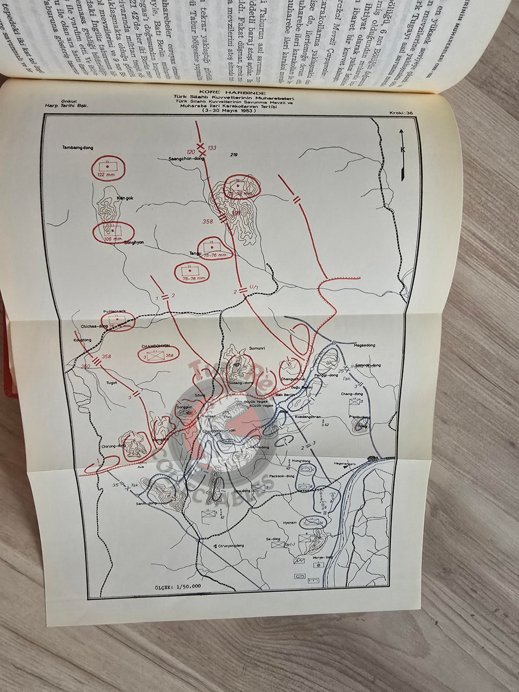 Turkish Armed Forces Operations in the Korean War 1950–1953 Turkey Book 1975 with Maps