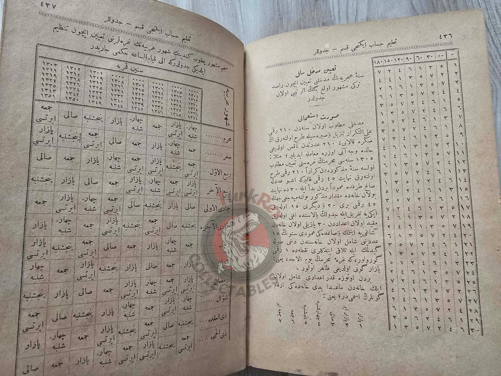 Talim-i Hesab 1893 Mathematics Education in Ottoman Empire Turkish French System
