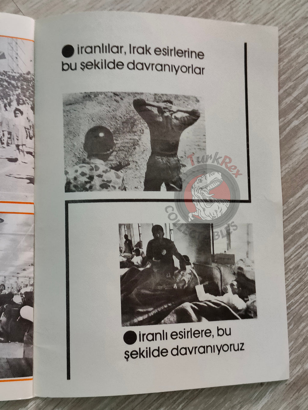 Saddam Hussein - The New Iraq 1980s Propaganda Book Turkish Middle East Iran
