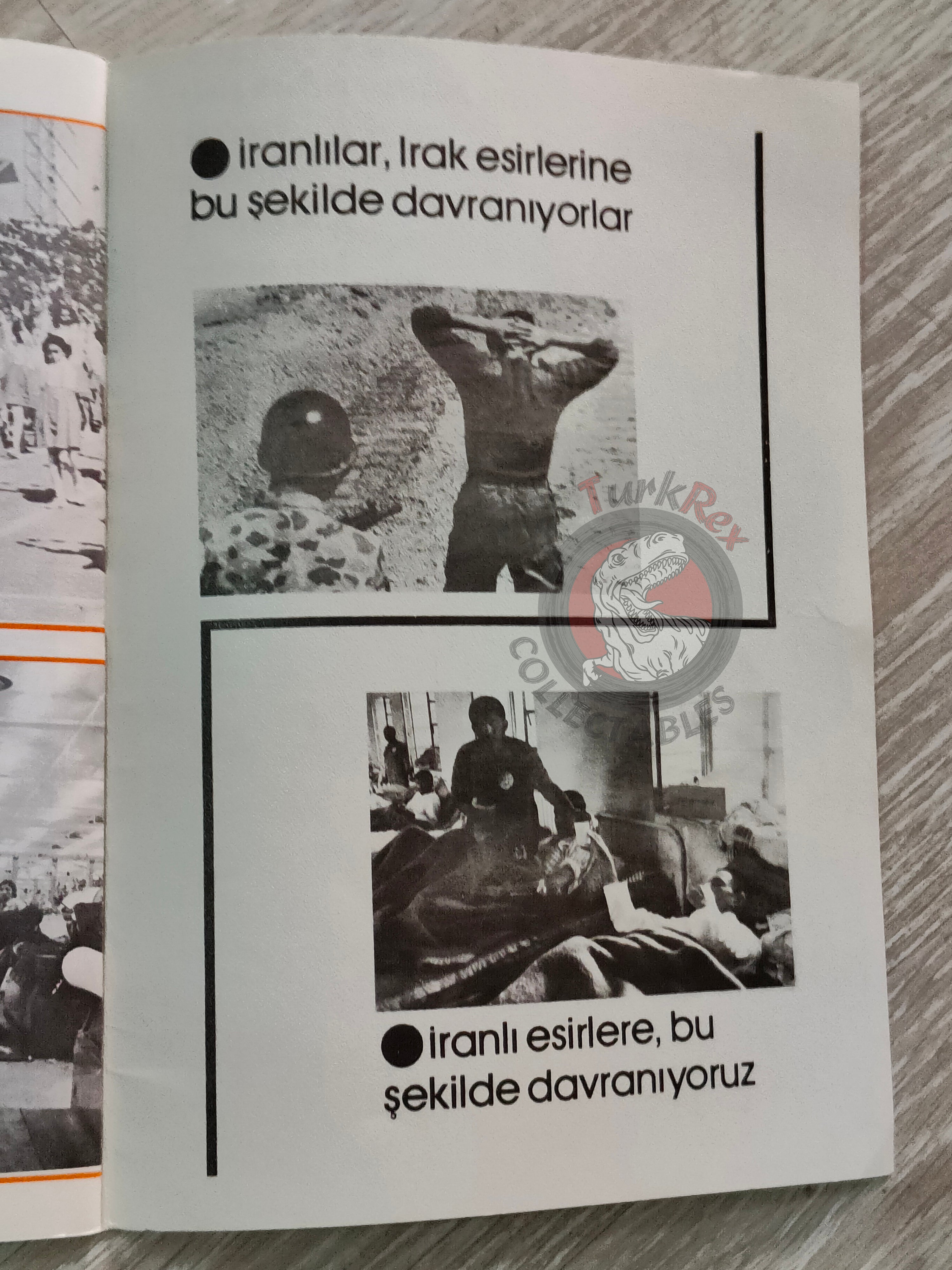 Saddam Hussein - The New Iraq 1980s Propaganda Book Turkish Middle East Iran
