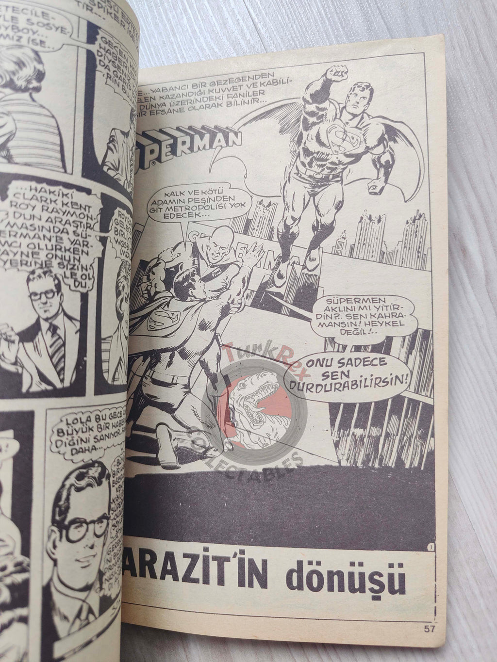 Superman Vol #18 1980s Turkish Comic Turkey #350 #351 #285 Action Comics #510 #512