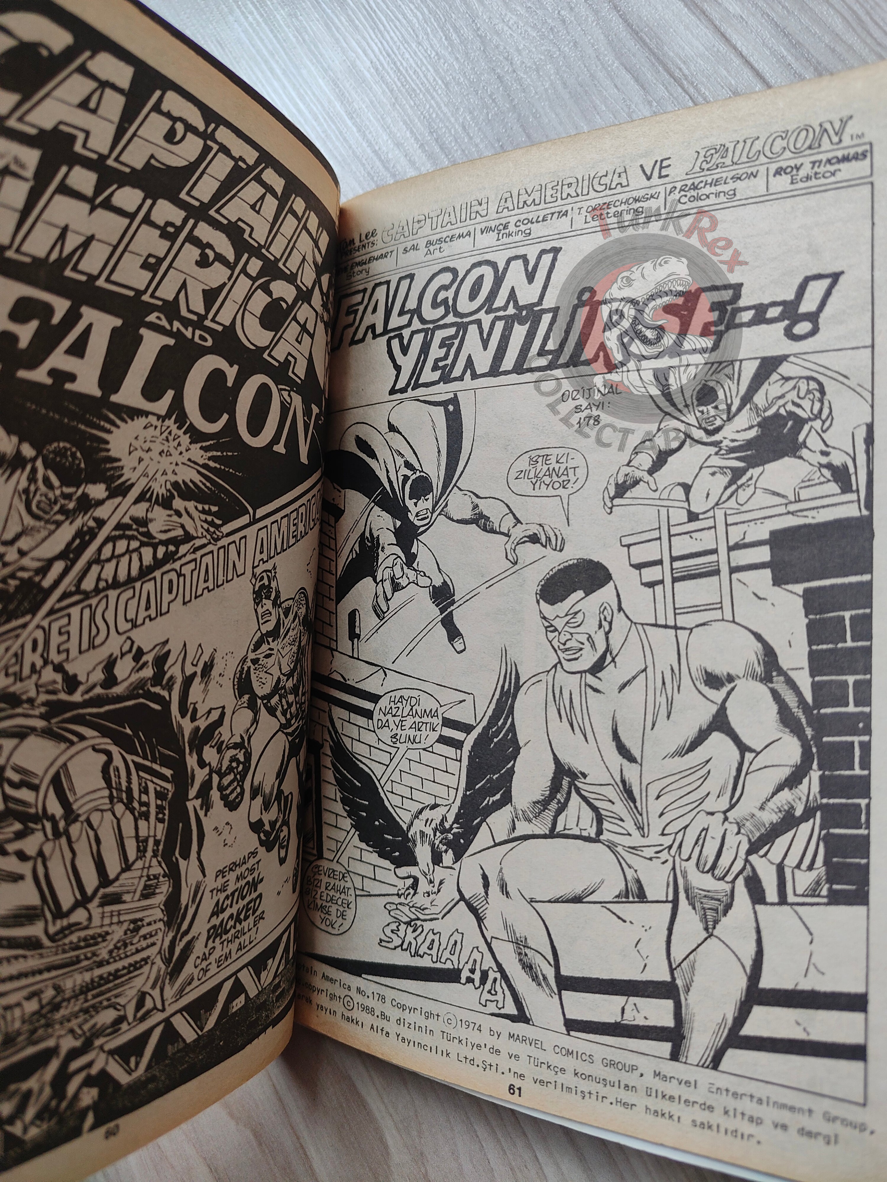 Captain America – Volume 3 1989 Turkish Comic Turkey Thor