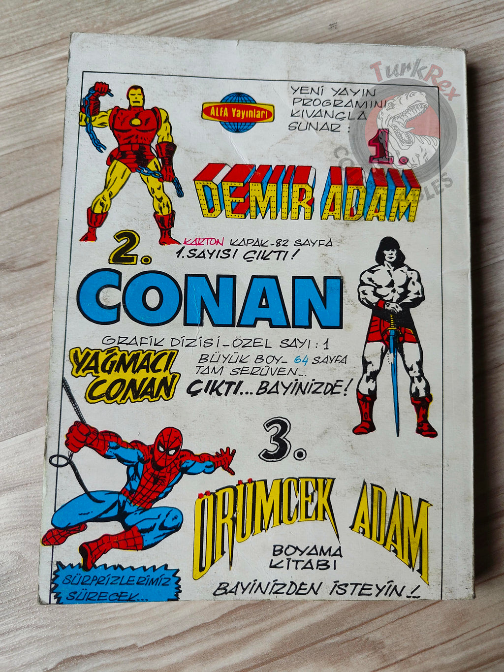 Captain America – Volume 7 1989 Turkish Comic Turkey Falcon