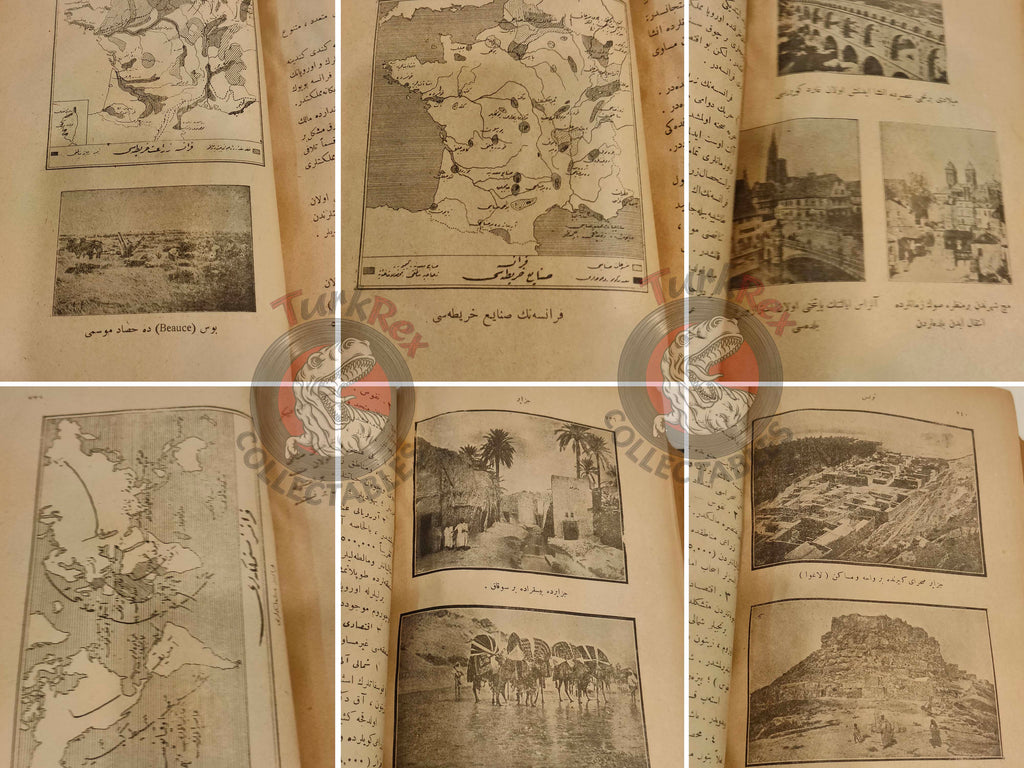 Geography of the Great Powers Ottoman Book 1922 Empire Education with many Maps