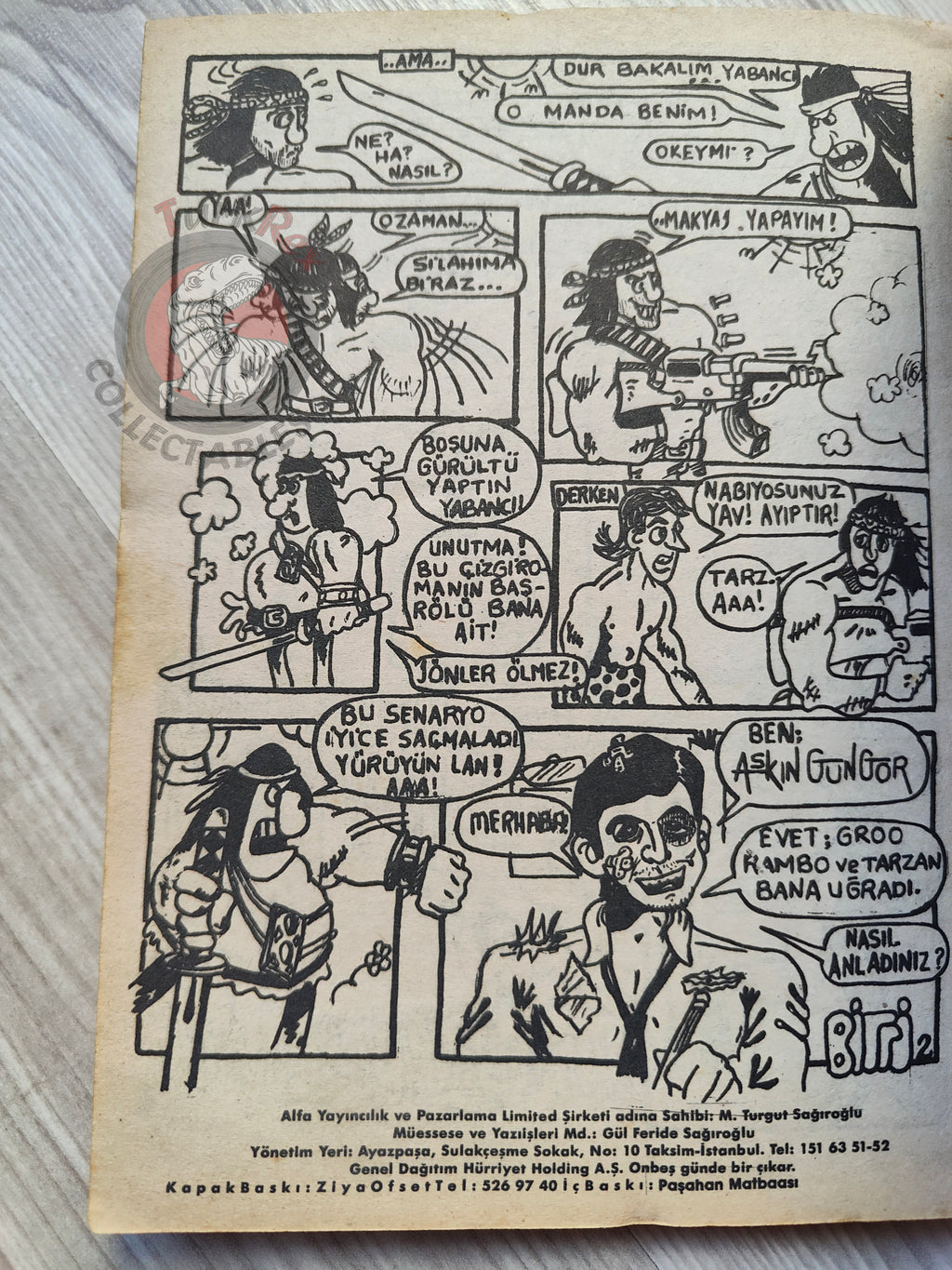 Groo the Wanderer Summer Special Issue 1989 Turkish Comic Turkey