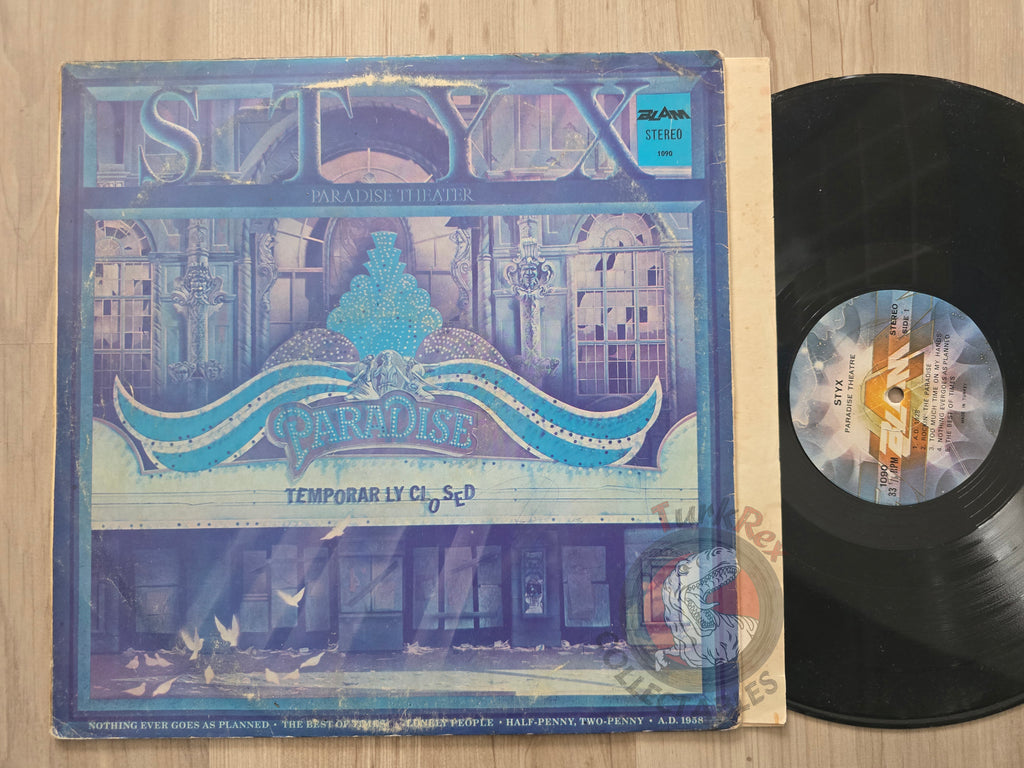 Styx – Paradise Theatre Turkish Pressing Vinyl Turkey Edition 2