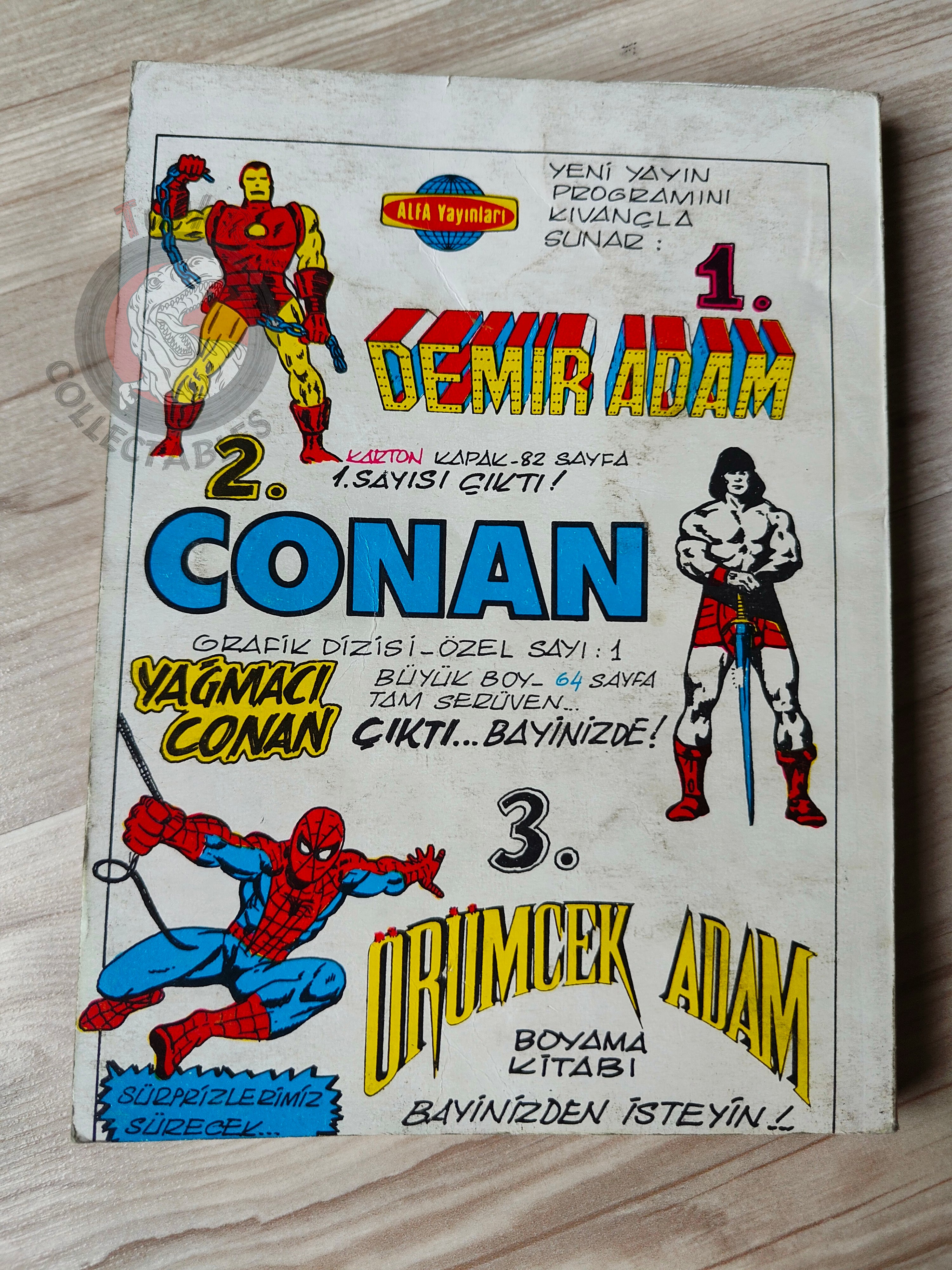 Captain America – Volume 7 1989 Turkish Comic Turkey Falcon