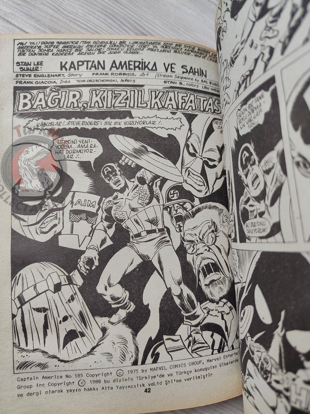 Captain America – Volume 4 1989 Turkish Comic Turkey Falcon