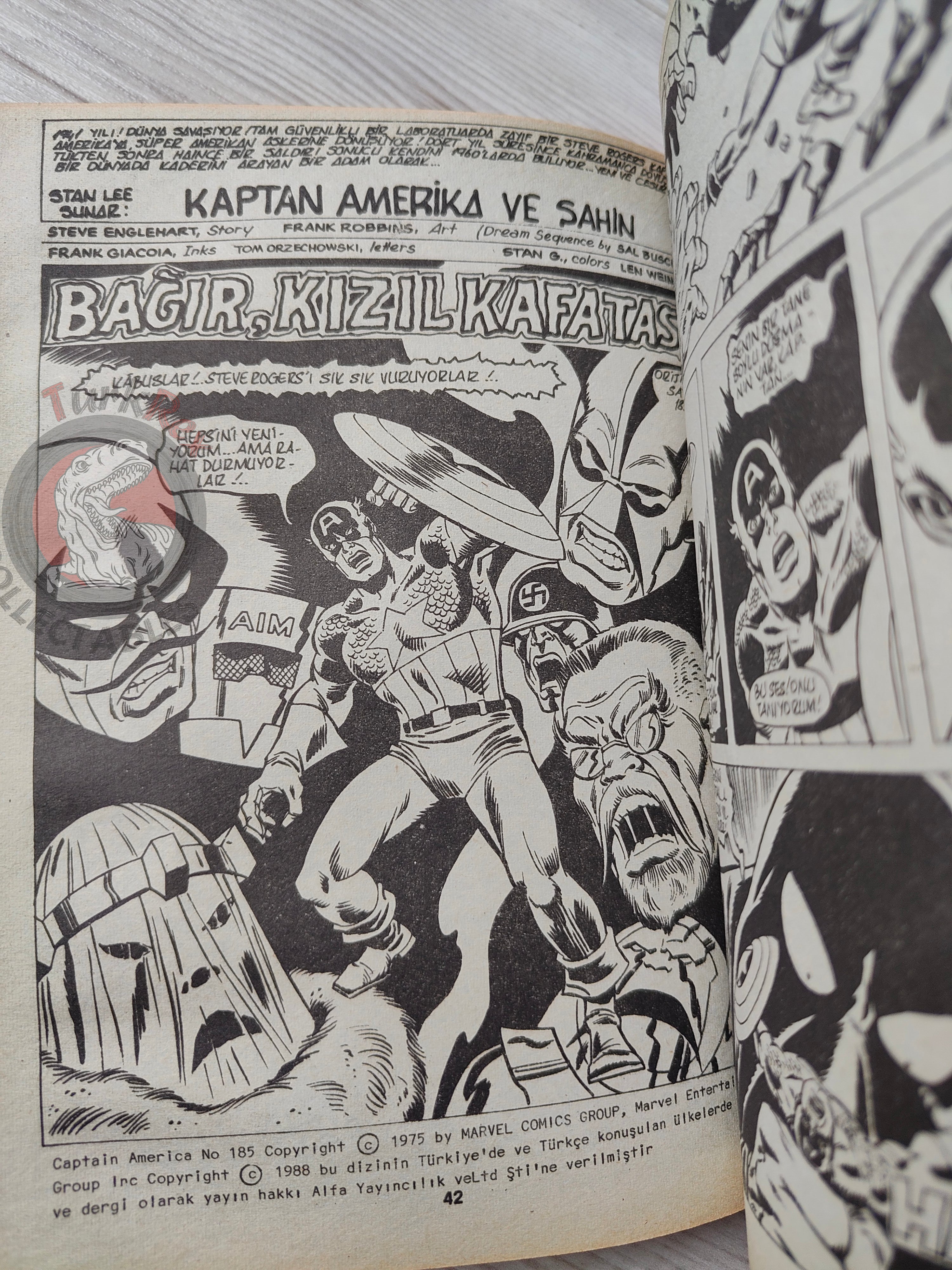 Captain America – Volume 4 1989 Turkish Comic Turkey Falcon