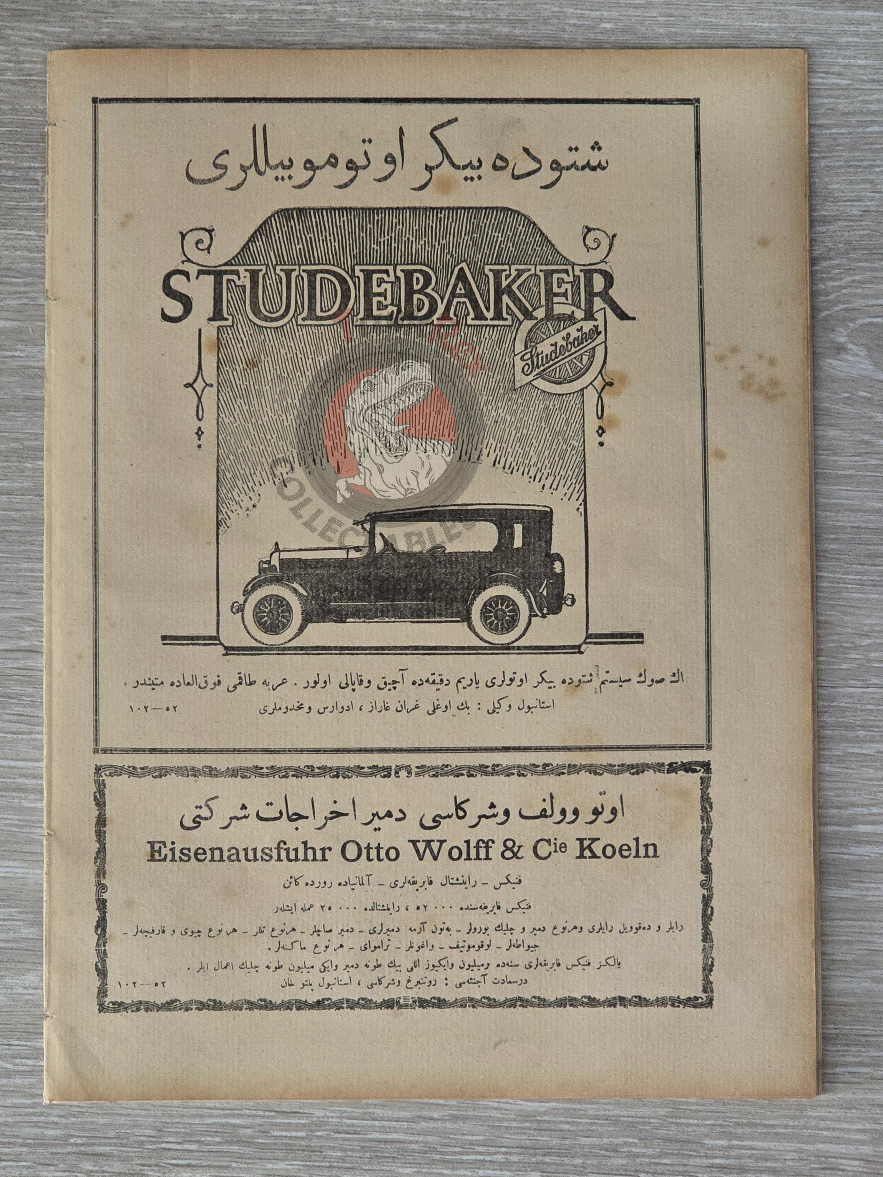 Servet-i Fünun Magazine 1926 Reza Shah Pahlavi Cover Oath Ceremony Iran Middle East Stalin Ottoman