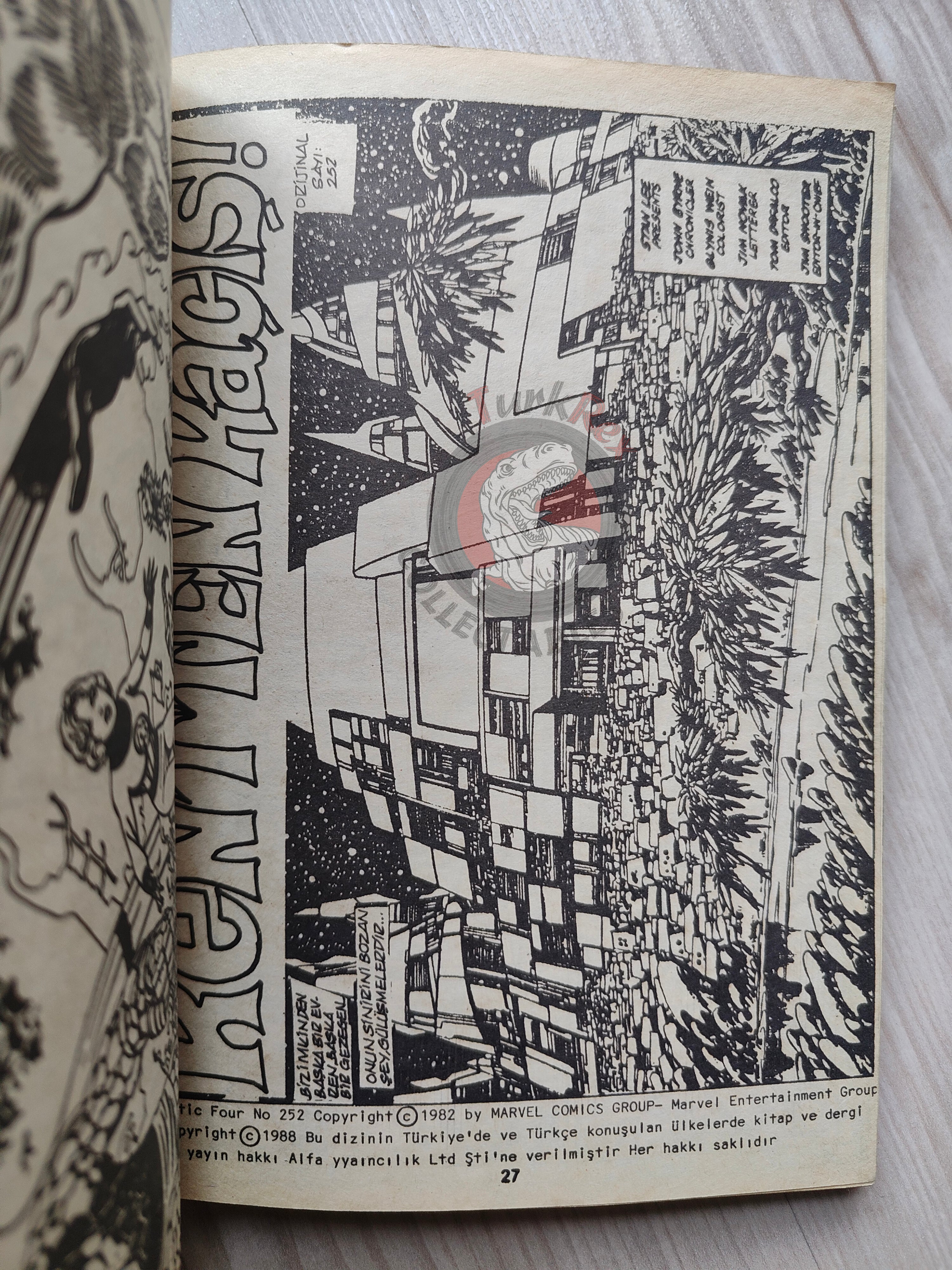 Fantastic Four Special Issue 1989 Turkish Comic Turkey #245 - #258