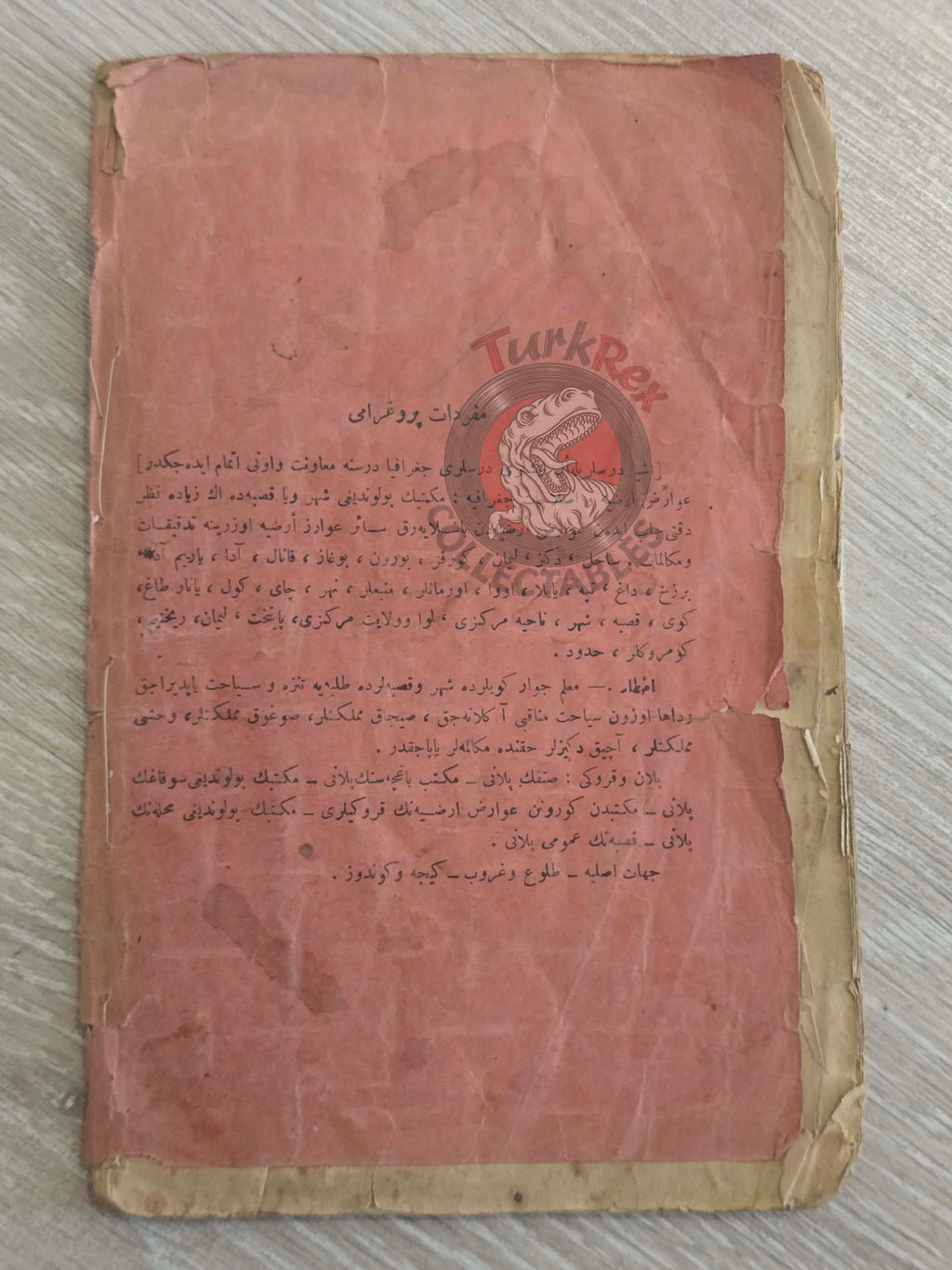 Safvet – Geographical Stories Ottoman Textbook 1923 Empire Primary Schools Education Kaaba