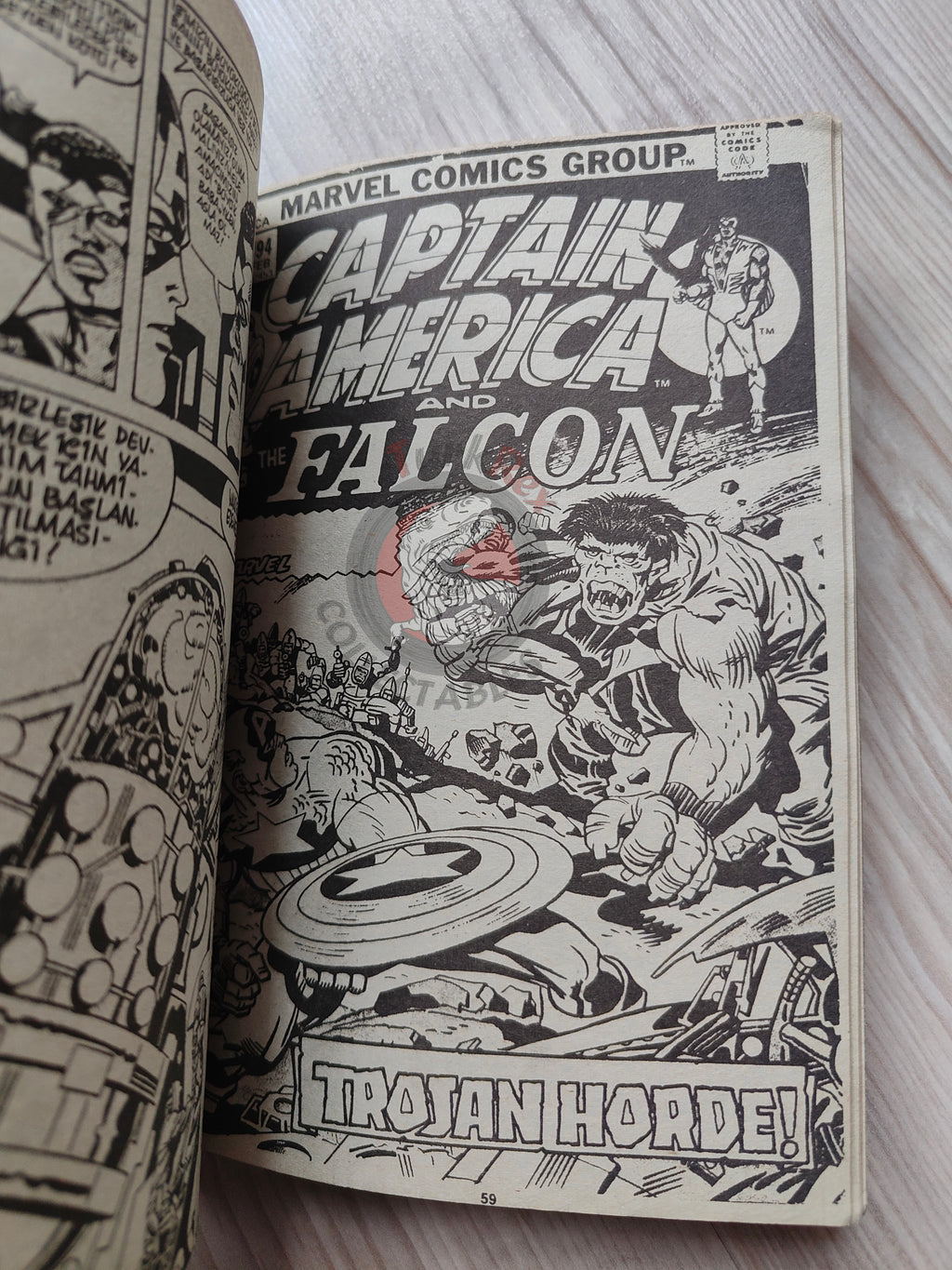 Captain America – Volume 5 1989 Turkish Comic Turkey