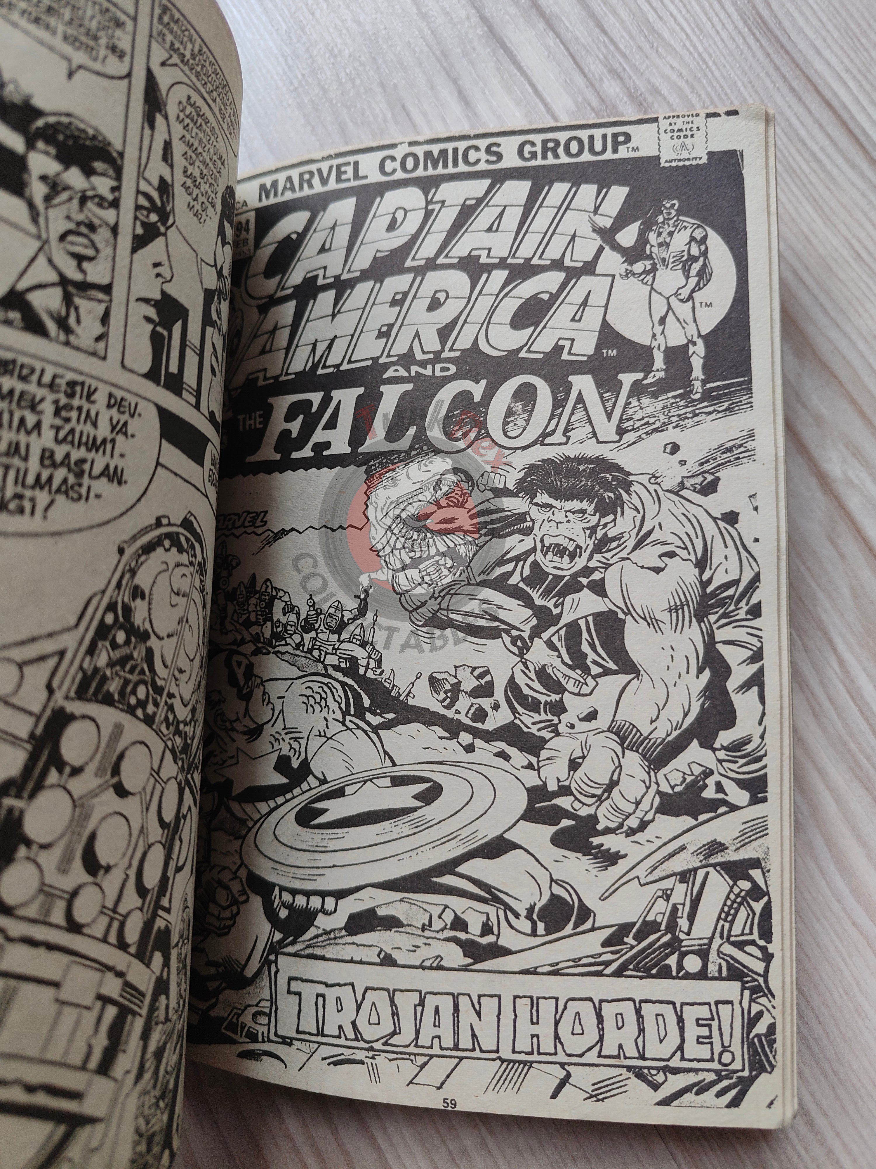 Captain America – Volume 5 1989 Turkish Comic Turkey