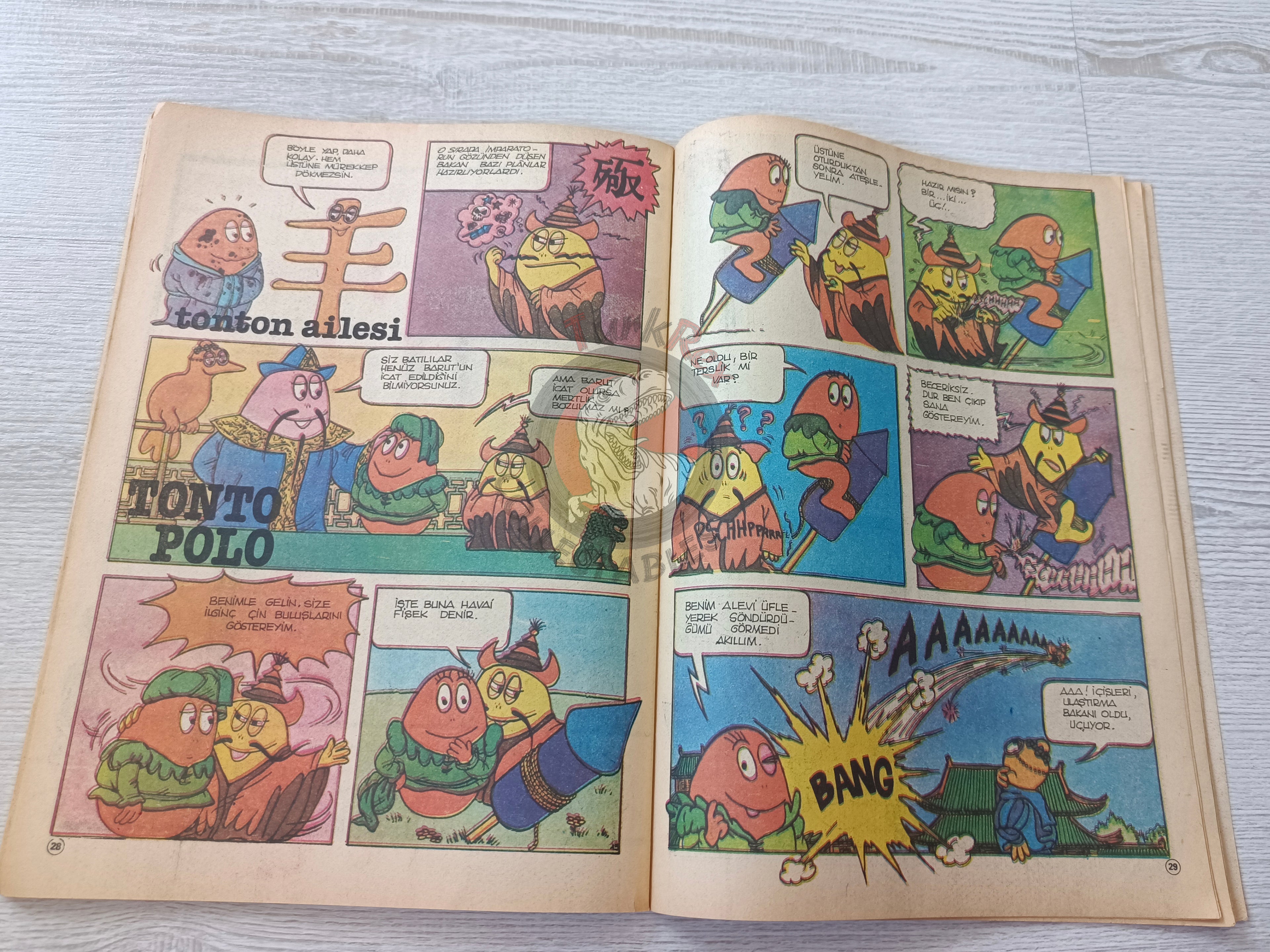 Tintin and the Mystery of the Golden Fleece 1983 Complete in Istanbul Turkish Edition Comic Turkey