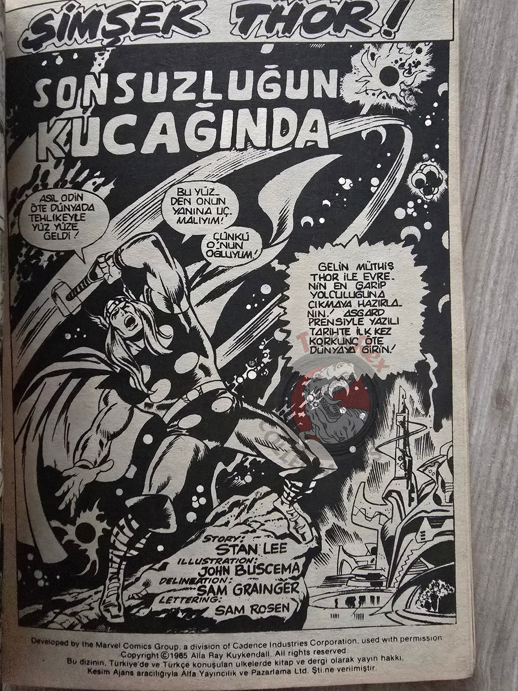 Thor Vol #1 1987 Turkish Comic Turkey The Mighty Thor #178–187 cover #183