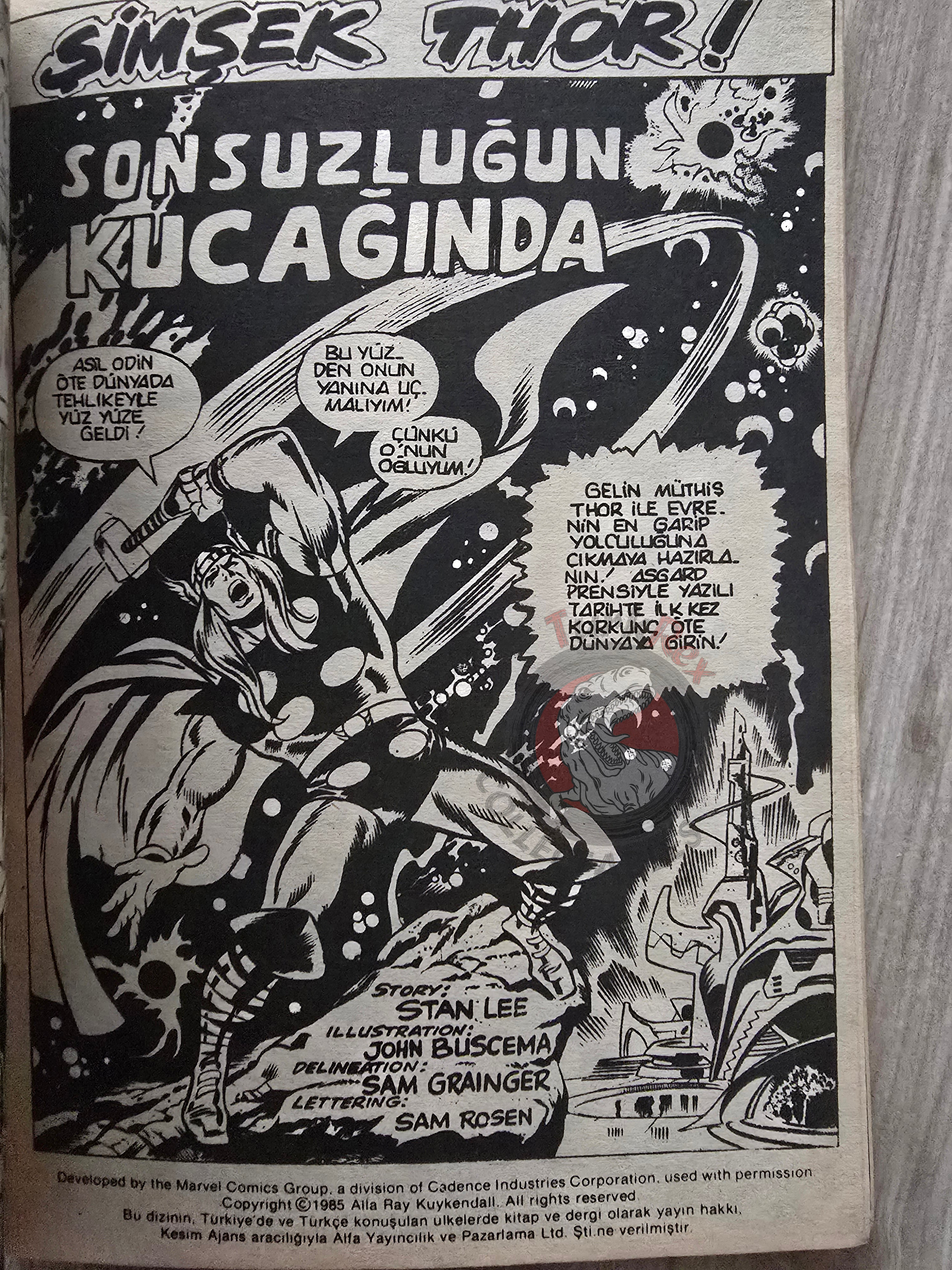 Thor Vol #1 1987 Turkish Comic Turkey The Mighty Thor #178–187 cover #183