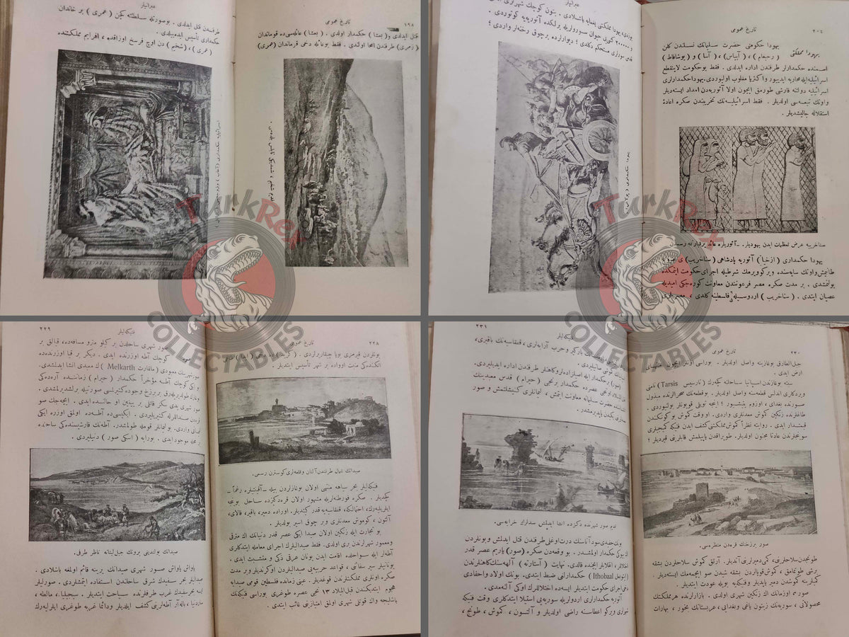 Ottoman 1915 Ancient History Book with many Maps Ali Reşad Empire Greeks Eastern Palestine