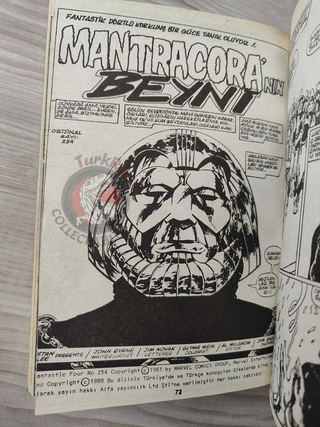 Fantastic Four Special Issue 1989 Turkish Comic Turkey #245 - #258