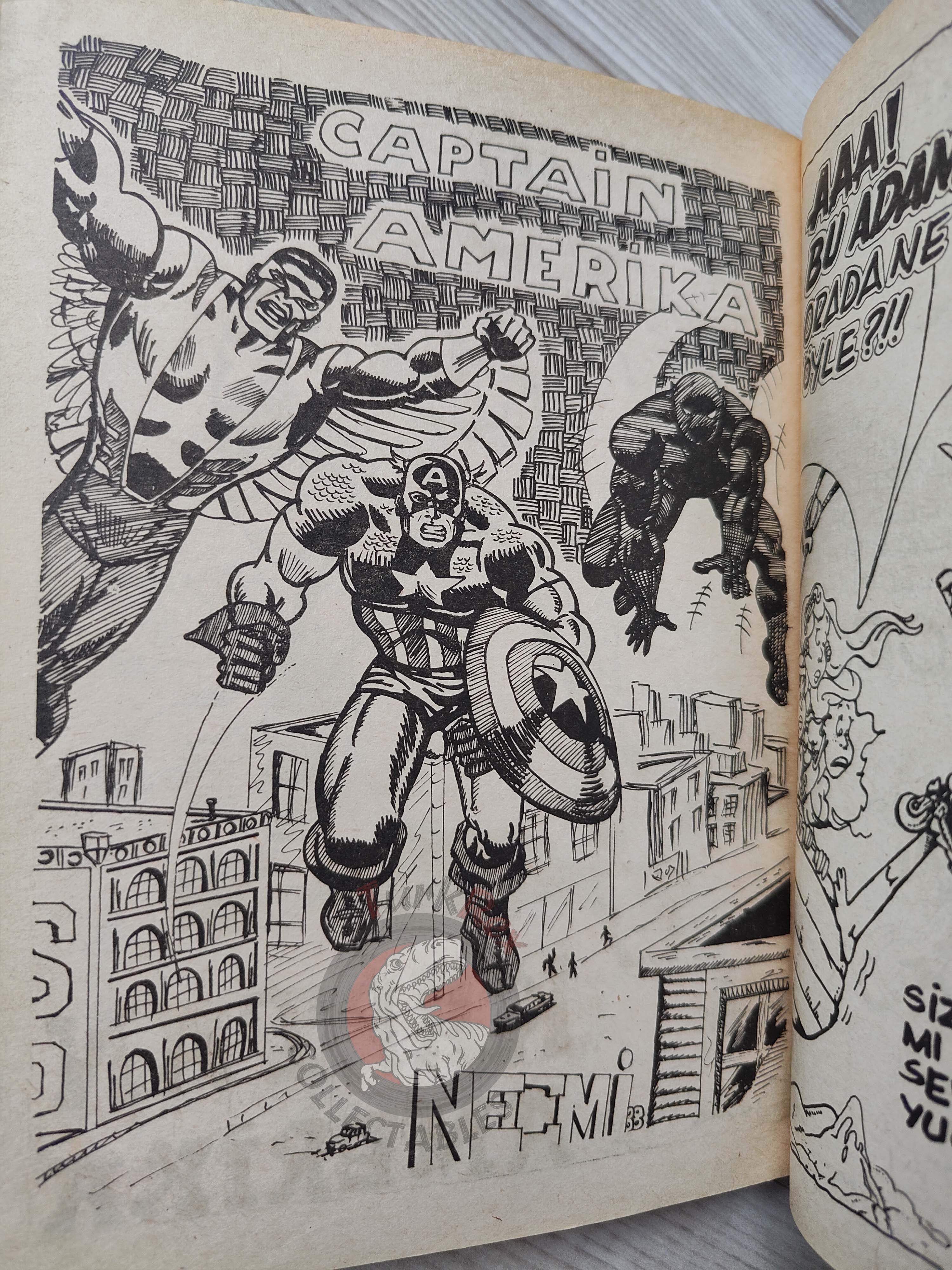 Captain America – Volume 9 1989 Turkish Comic Turkey Falcon