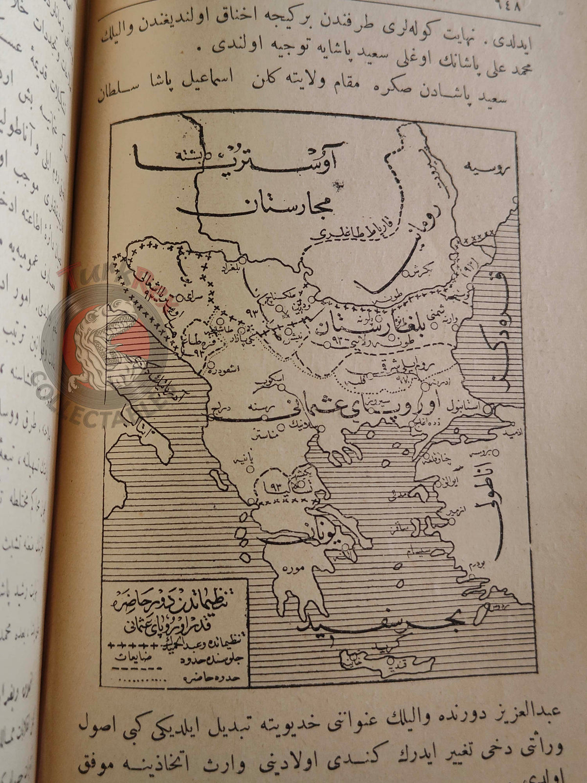 Ottoman 1914 History of the Modern Age Book with many Maps Ali Reşad Empire Africa America