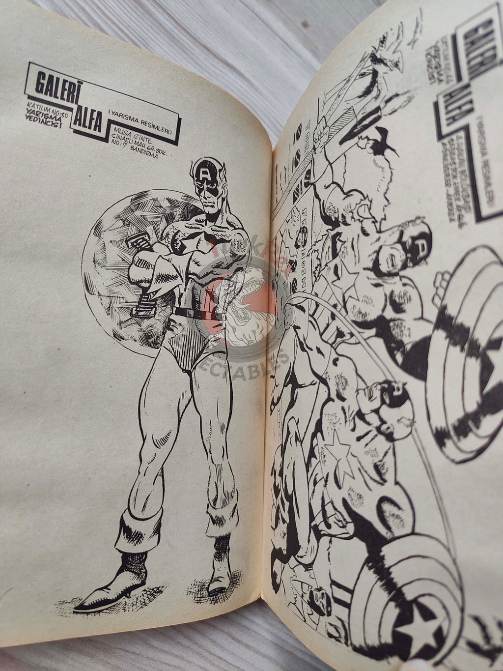 Captain America – Volume 4 1989 Turkish Comic Turkey Falcon