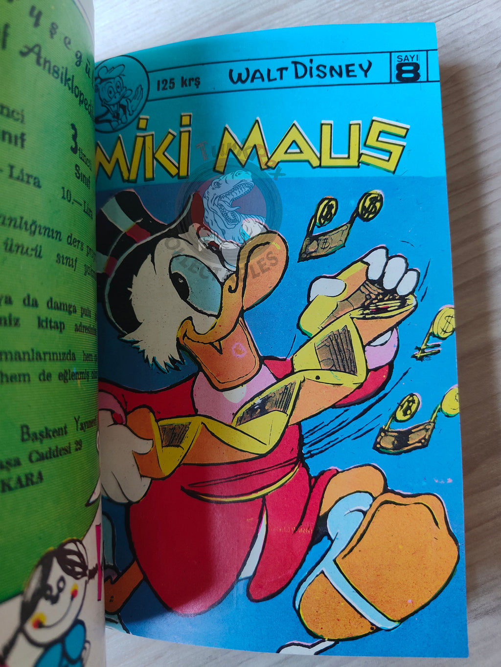 Mickey Mouse Mag Volume #2 1970 Turkish Comic Turkey Walt Disney Donald Duck