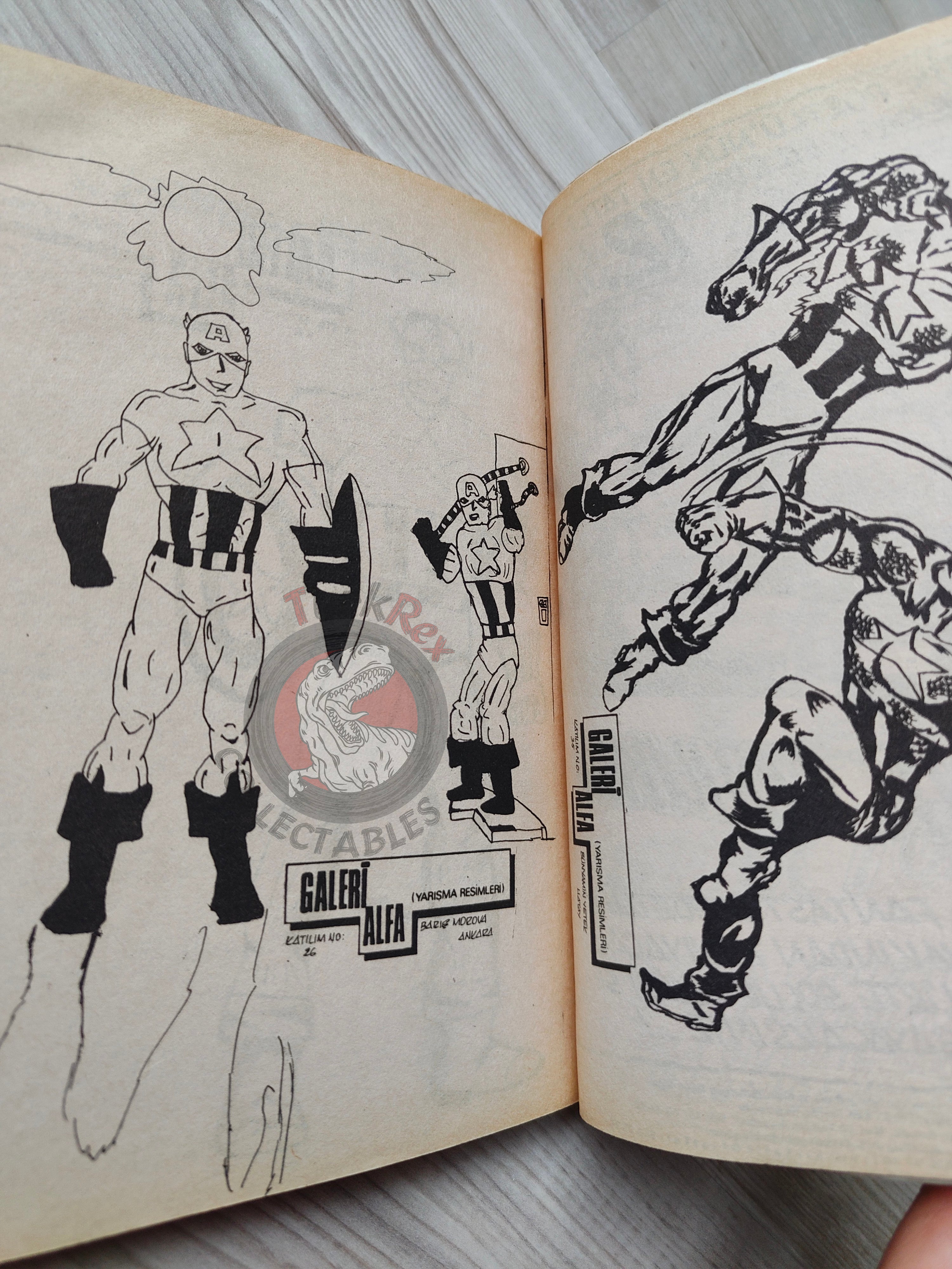 Captain America – Volume 6 1989 Turkish Comic Turkey