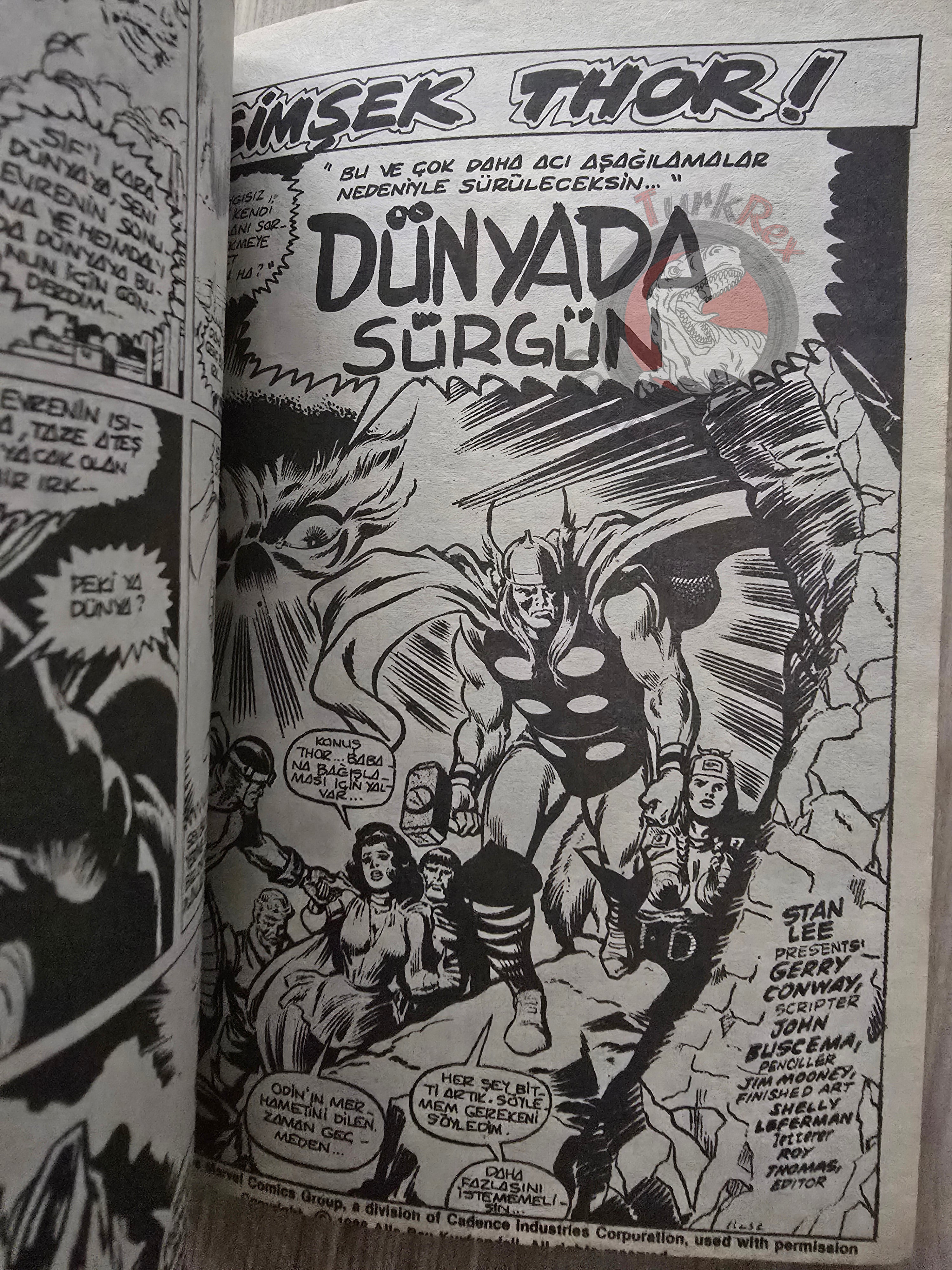 Thor Vol #3 1987 Turkish Comic Turkey The Mighty Thor #197–204 cover #195