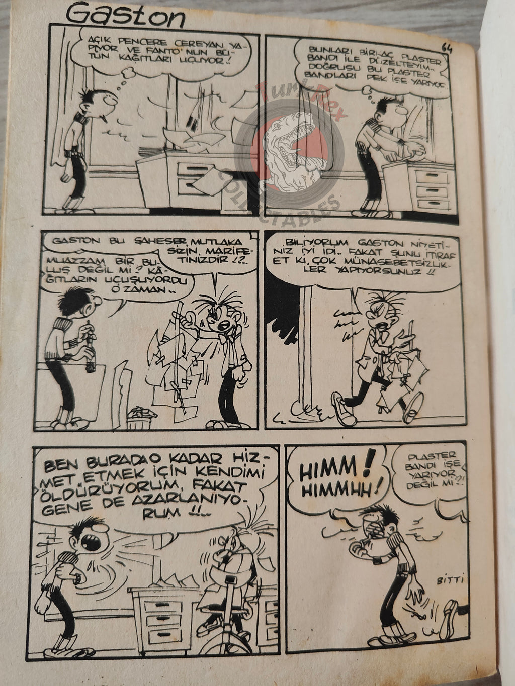 Lucky Luke #10 La Ville Fantôme 1972 Turkish Comic Turkey Gil Jourdan Gaston