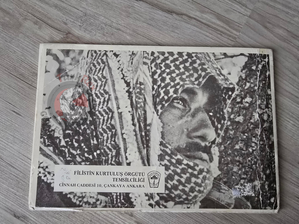 Illustrated Political History of Palestine 1980 PLO Propaganda Turkish Book Turkey
