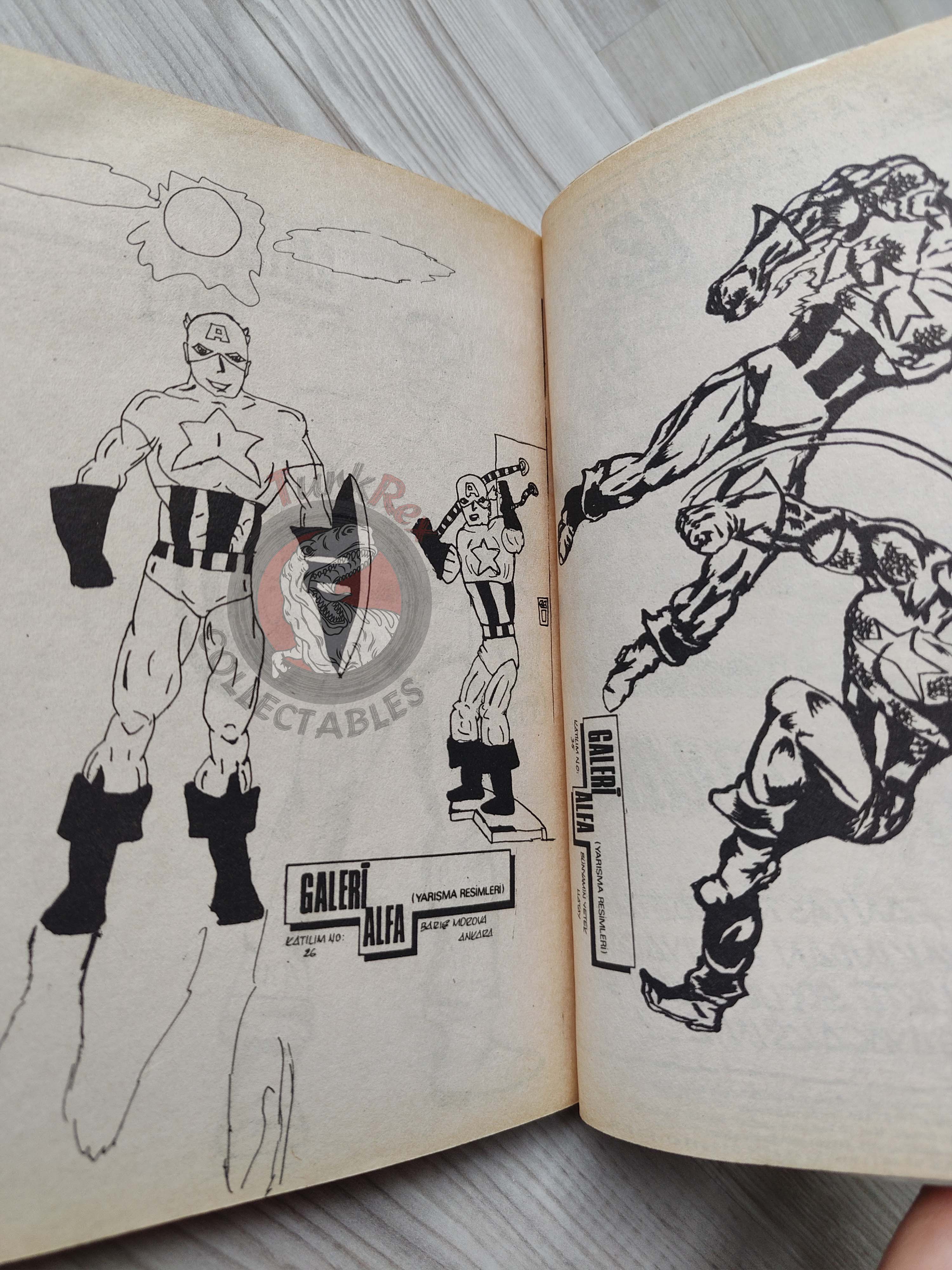 Captain America – Volume 6 1989 Turkish Comic Turkey