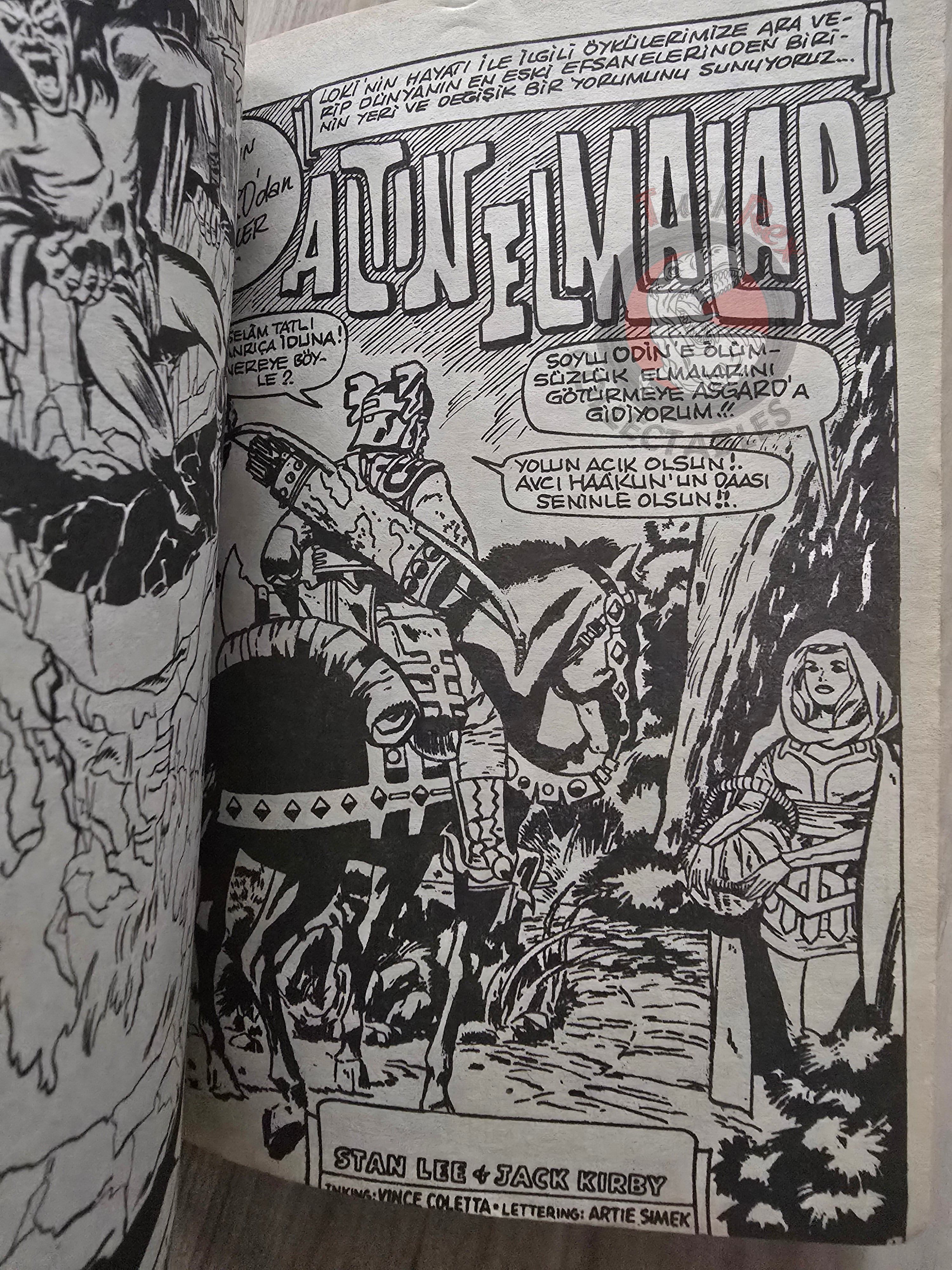 Thor Vol #3 1987 Turkish Comic Turkey The Mighty Thor #197–204 cover #195