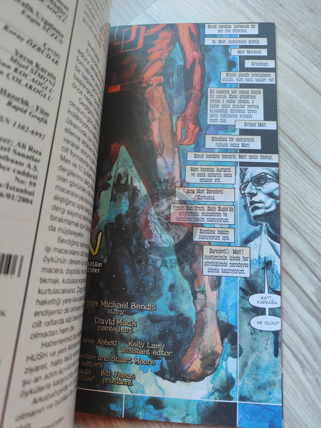 Daredevil Volume #3 Turkish Comic Turkey Marvel Knights #13–19