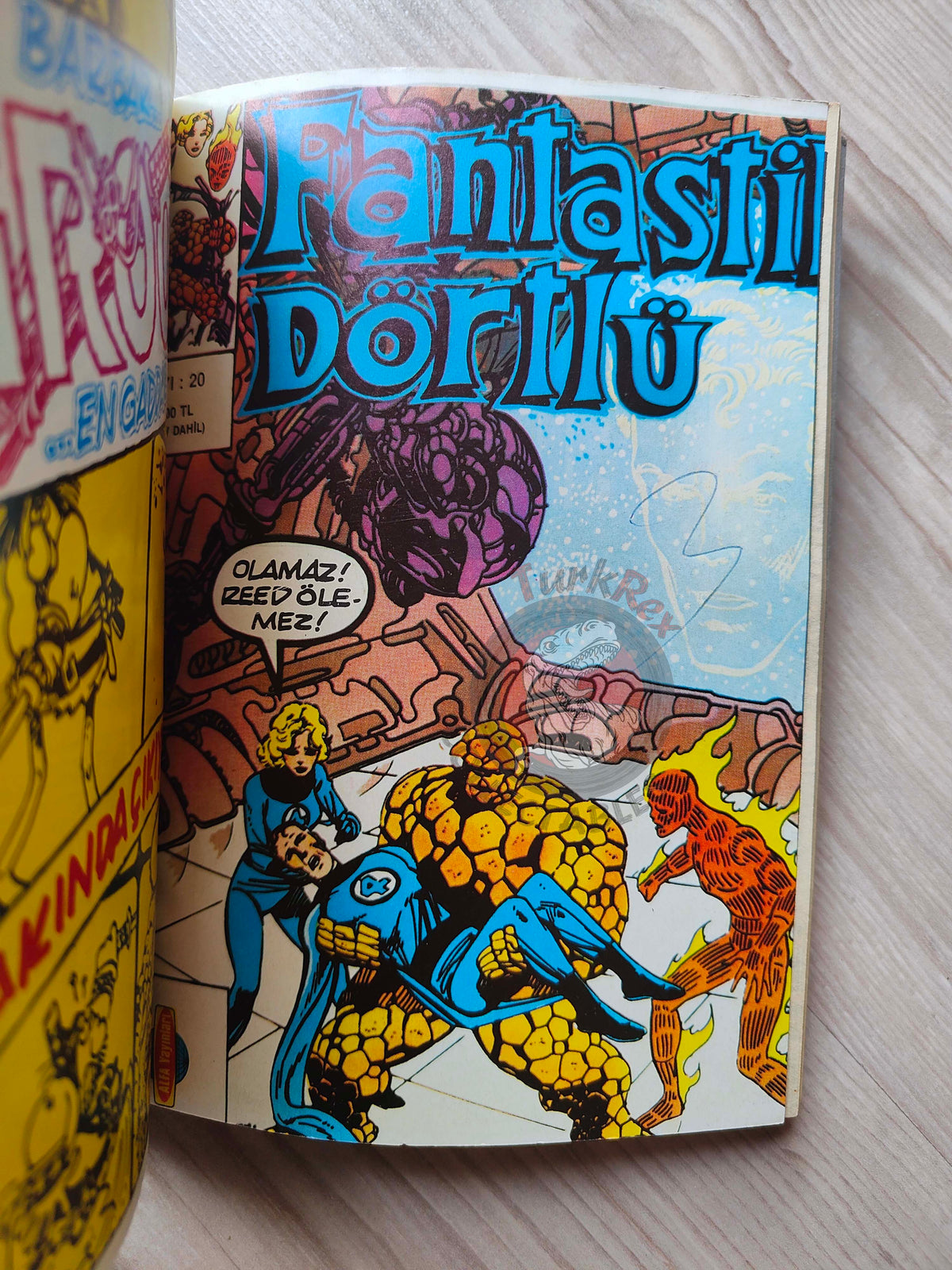 Fantastic Four Special Issue 1989 Turkish Comic Turkey #245 - #258
