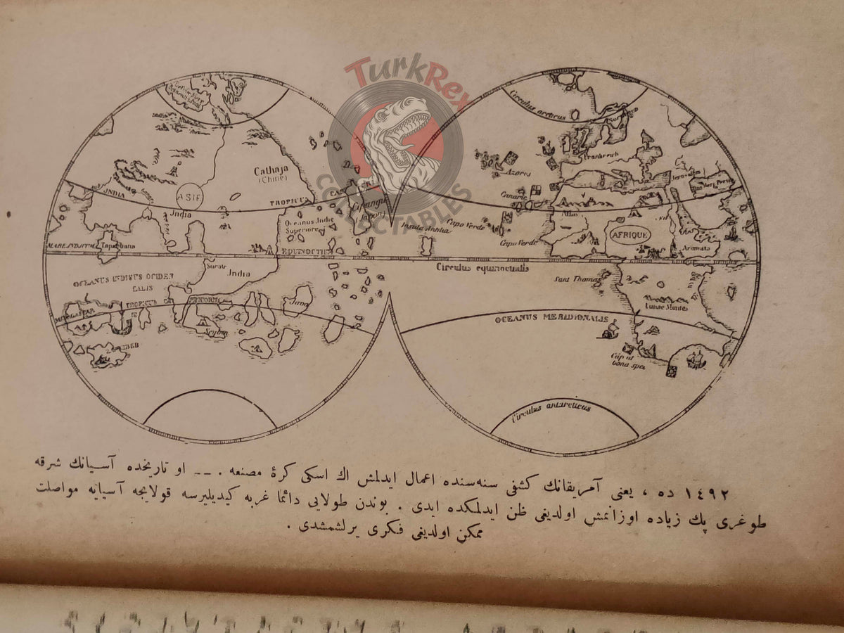 Ottoman 1924 New General History  Book with many Maps Ali Reşad Empire Arabian Peninsula