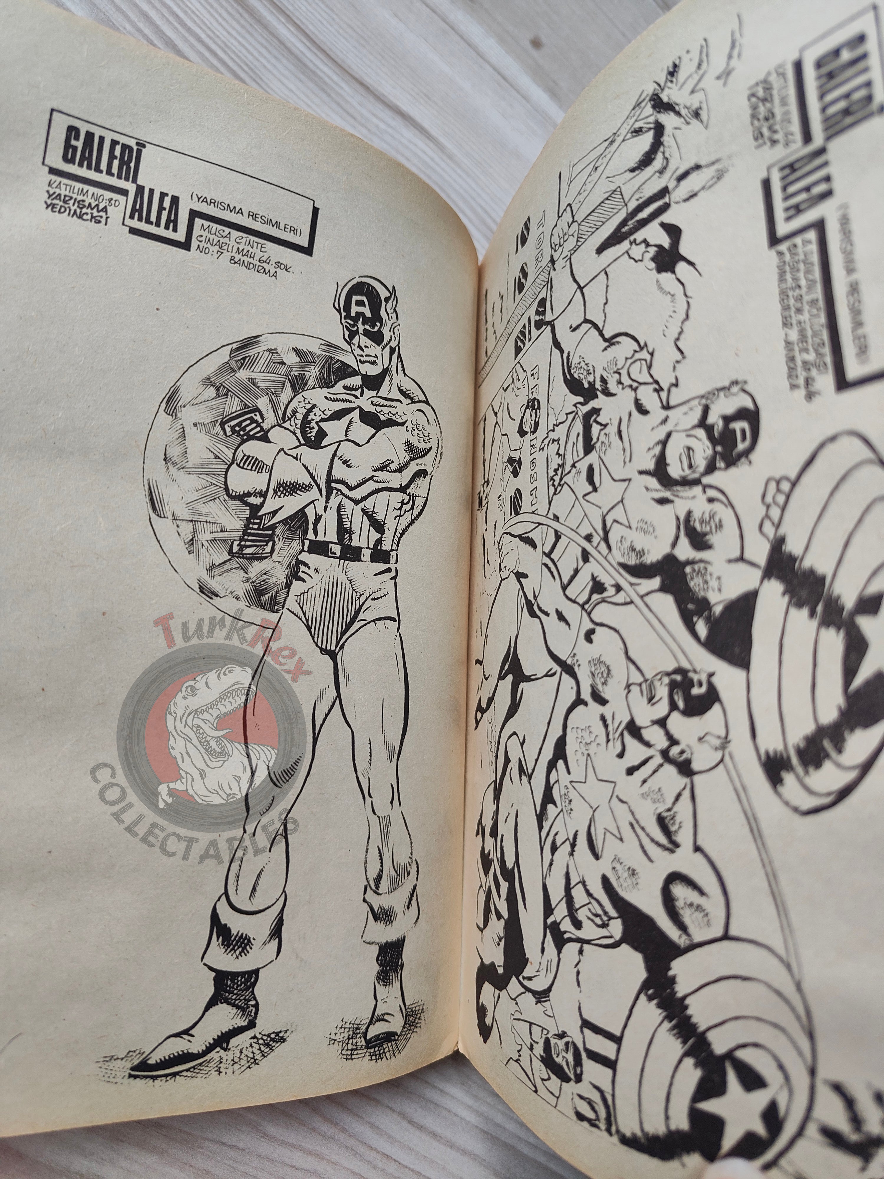 Captain America – Volume 4 1989 Turkish Comic Turkey Falcon