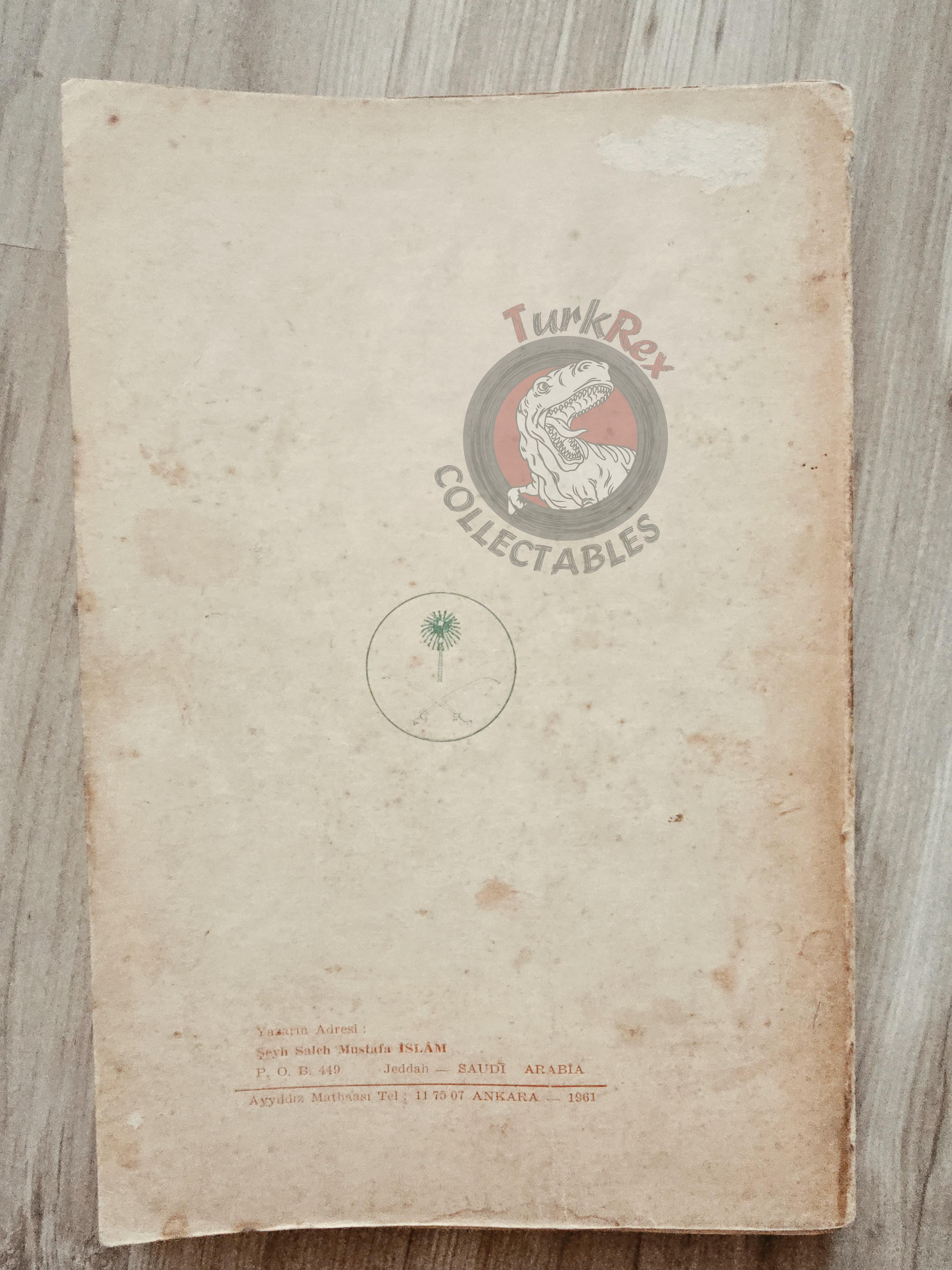 Introducing Saudi Arabia 1961 Turkish Book Turkey King Faisal Bin Abdulaziz Al Saud